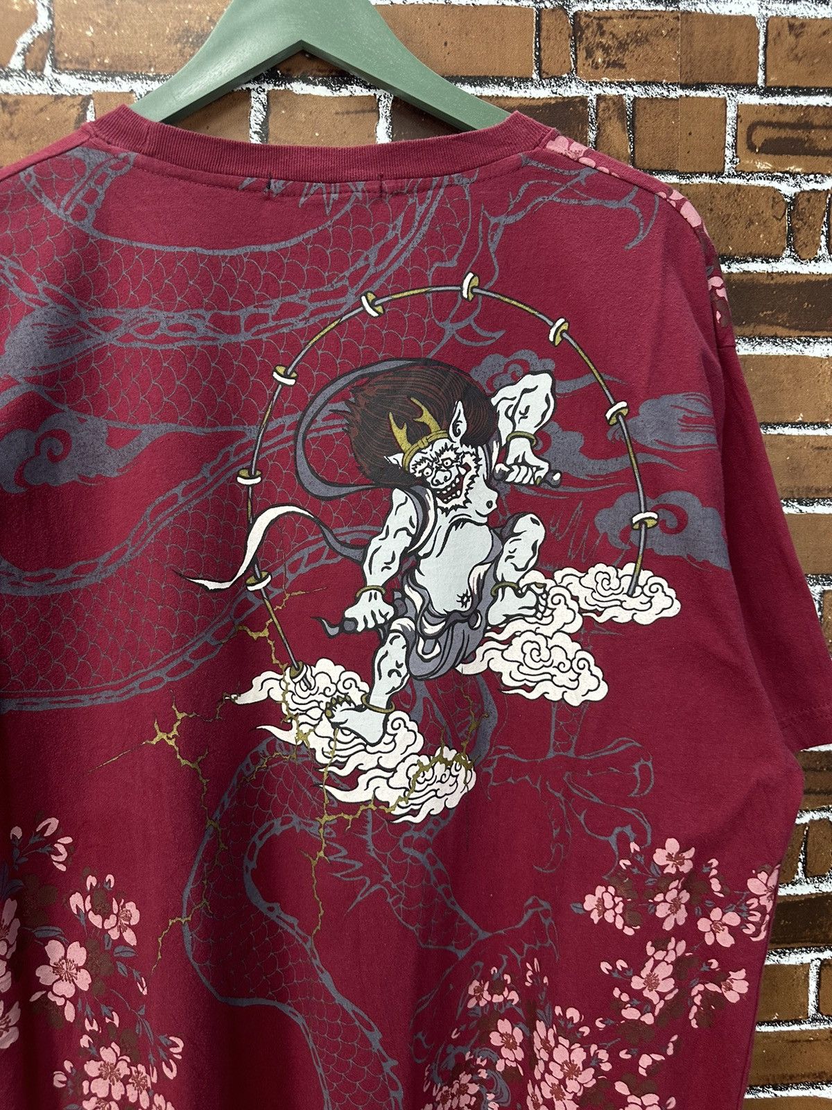Karakuri Tamashii Karakuri Tamashi Sukajan Harajuku Tshirt A949 Size US L / EU 52-54 / 3 - 7 Thumbnail