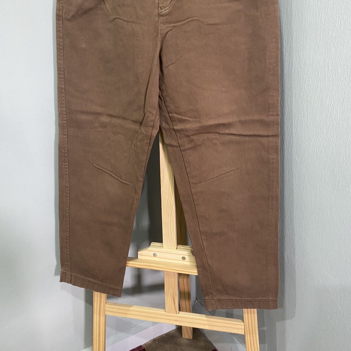 Hai Sporting Gear Archive Hai Sporting Gear Issey Miyake Brown Baggy Pants Size US 30 / EU 46 - 4 Thumbnail