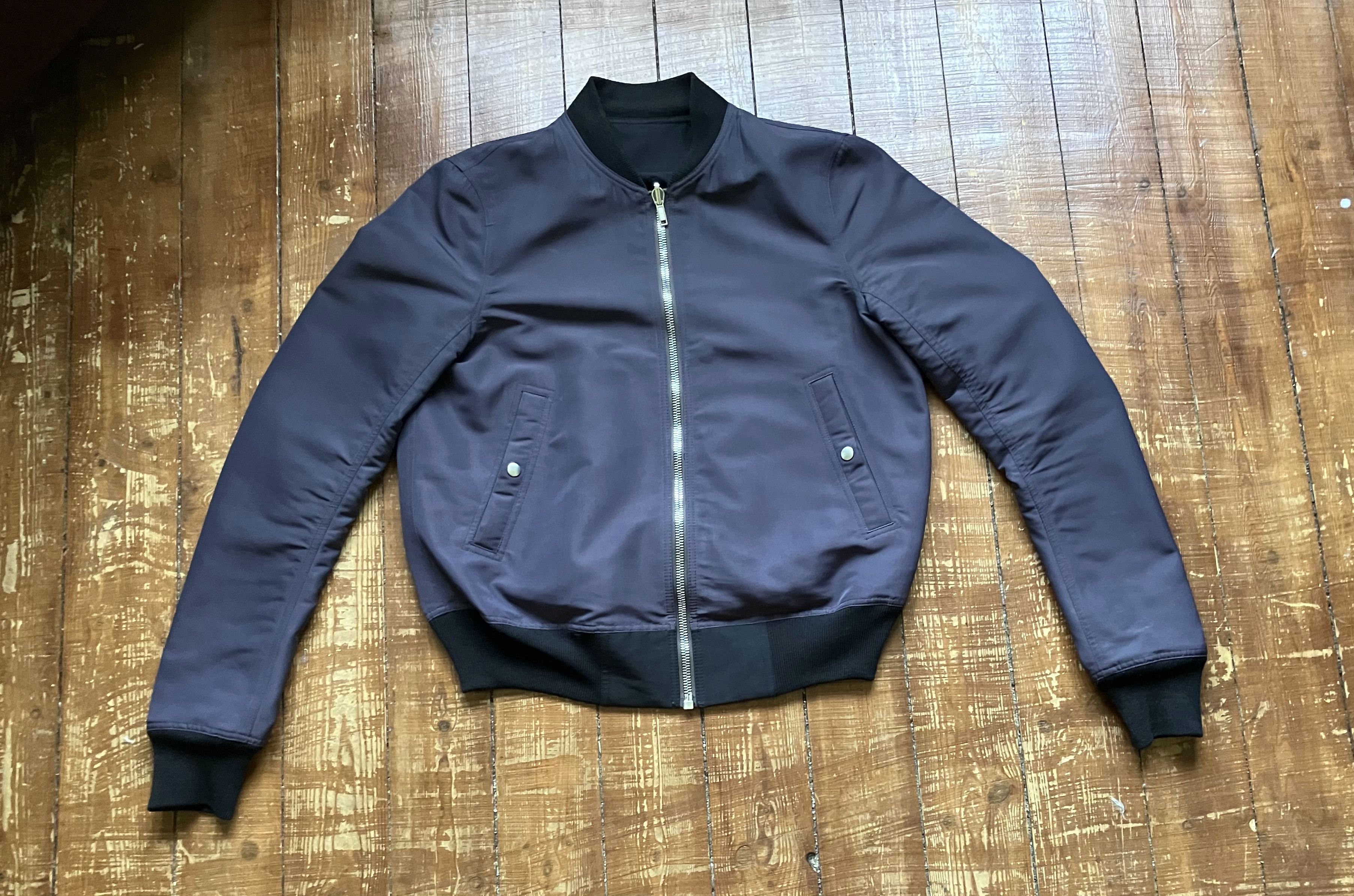 Rick Owens SS21 Reversible Bomber Jacket Size US M / EU 48-50 / 2 - 1 Thumbnail