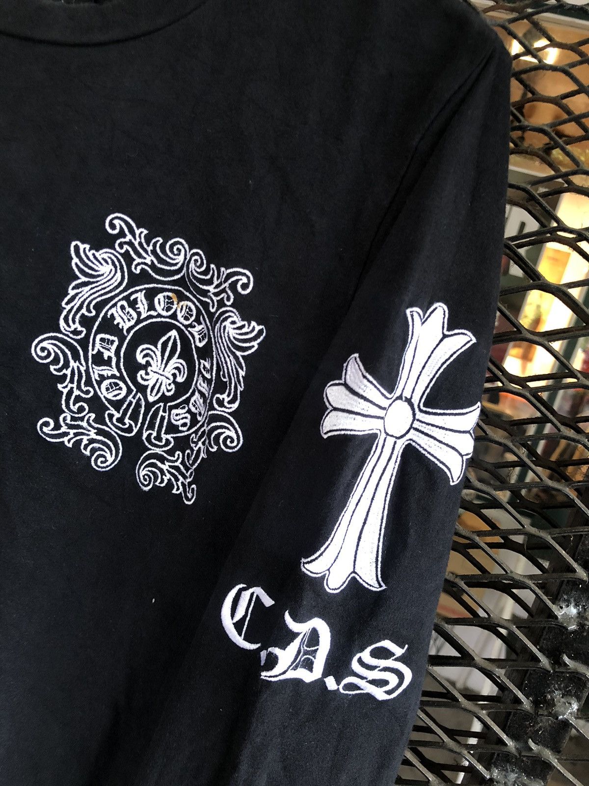 If Six Was Nine × Japanese Brand × Le Grande Bleu (L.G.B.) JAPANESE C.D.S BLACK SENSE LONGSLEEVE CHROME HEART STYLE Size US M / EU 48-50 / 2 - 4 Thumbnail