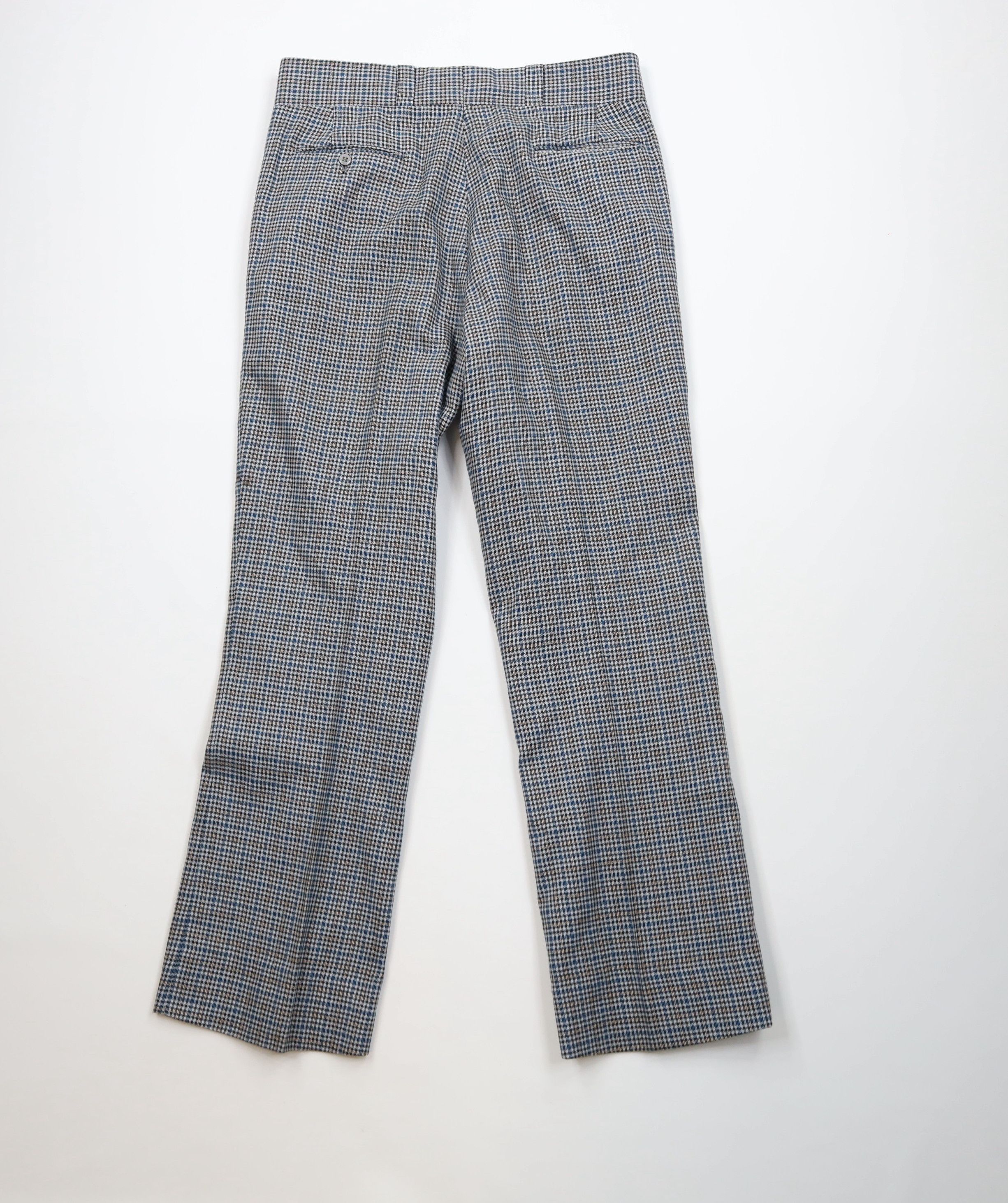 Vintage Vintage 60s 70s Streetwear Bell Bottoms Pants Plaid USA Size US 34 / EU 50 - 9 Thumbnail
