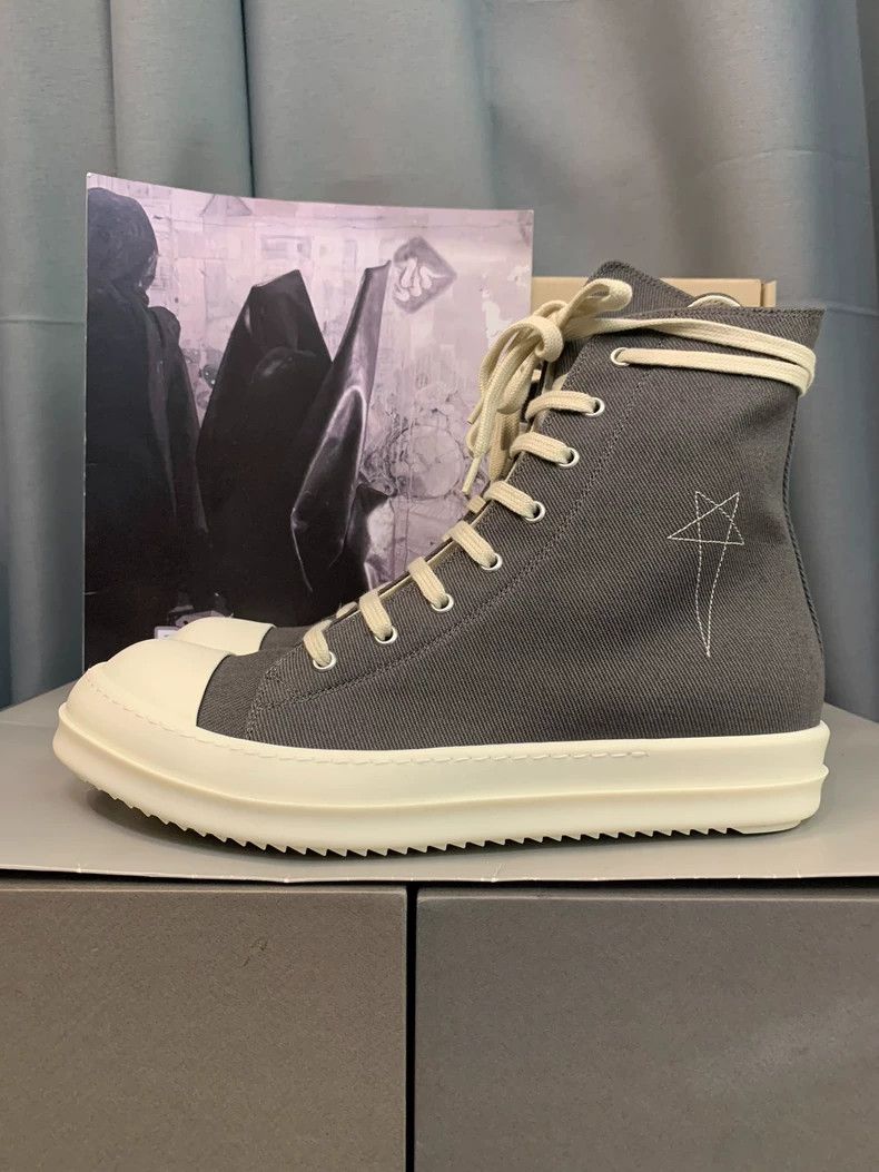 Rick Owens Rick Owens Canvas five Miscanthus sinensis star embroidere Size US 11 / EU 44 - 3 Thumbnail