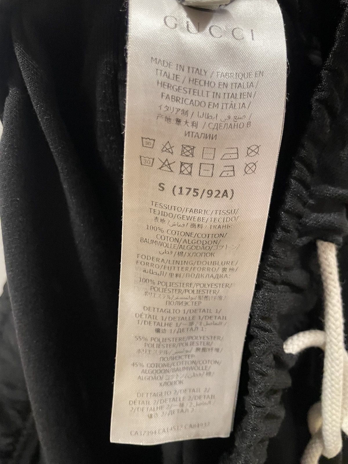 Gucci Gucci black technical jersey joggers Pants Size US 30 / EU 46 - 7 Thumbnail