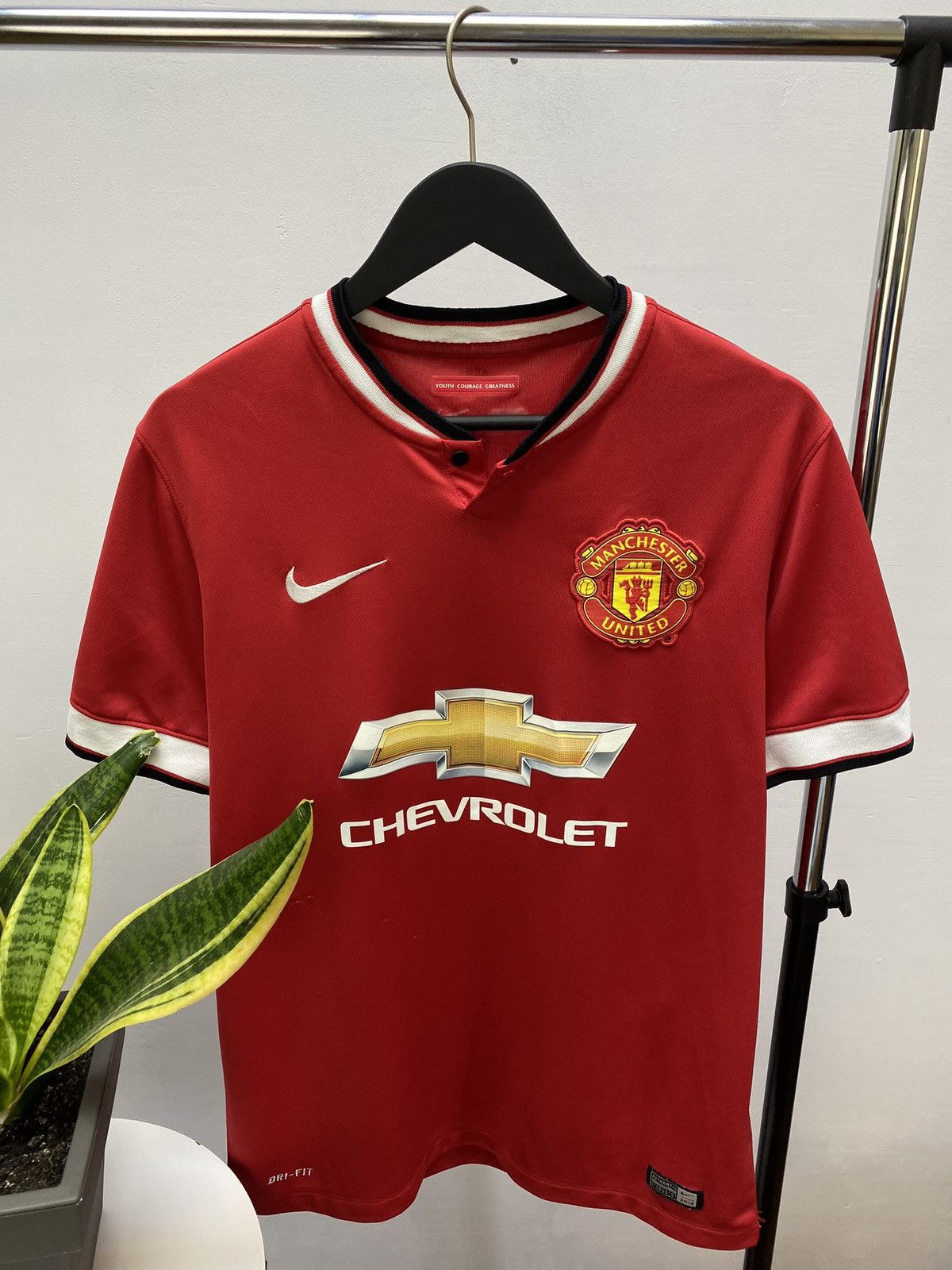 Nike Nike Manchester United 2014 2015 Home Football Shirt Jersey Size US M / EU 48-50 / 2 - 4 Thumbnail