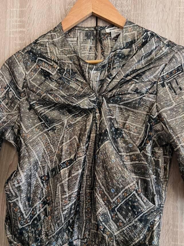 Isabel Marant Isabel Marant mini dress silver Gold Size XS / US 0-2 / IT 36-38 - 4 Thumbnail