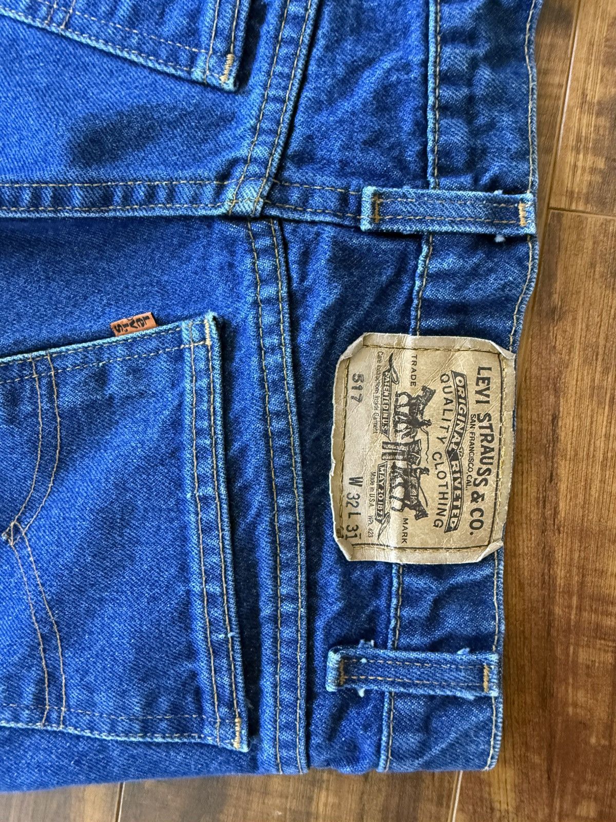Levi's Vintage Levis 517 orange label Size US 31 - 3 Thumbnail