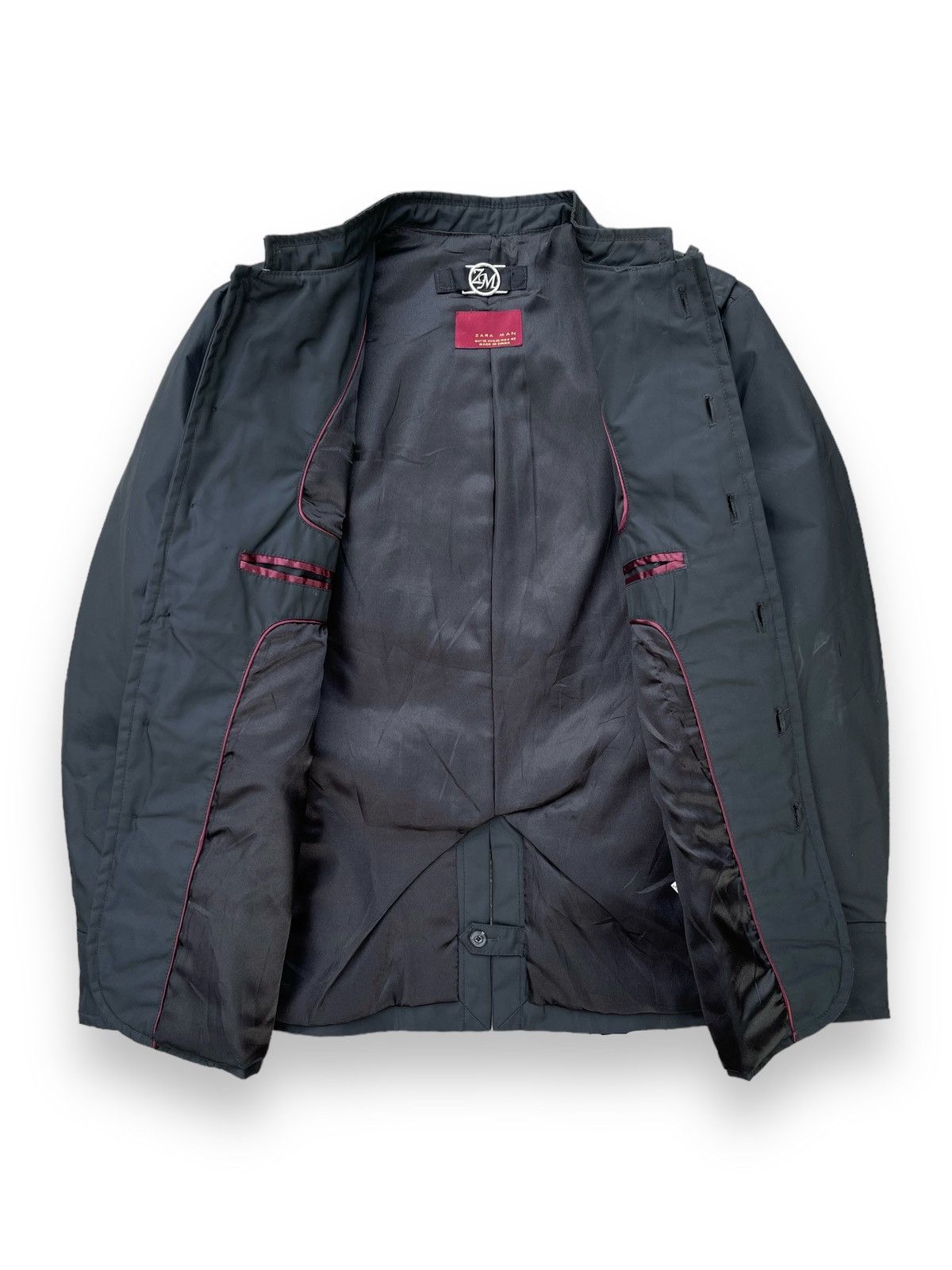 Zara ZARA MAN BLACKOUT ARMOUR COAT/JACKET Size US XL / EU 56 / 4 - 3 Thumbnail
