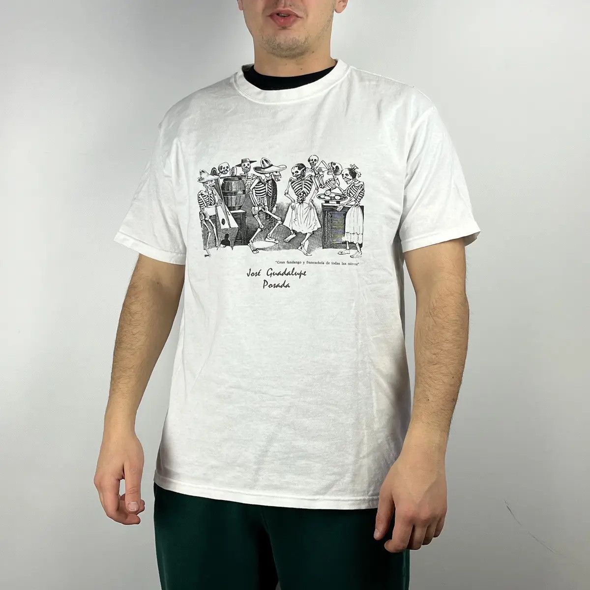 Other Art Jose Guadeloupe Posada Tshirt mexican skulls Size US L / EU 52-54 / 3 - 1 Thumbnail