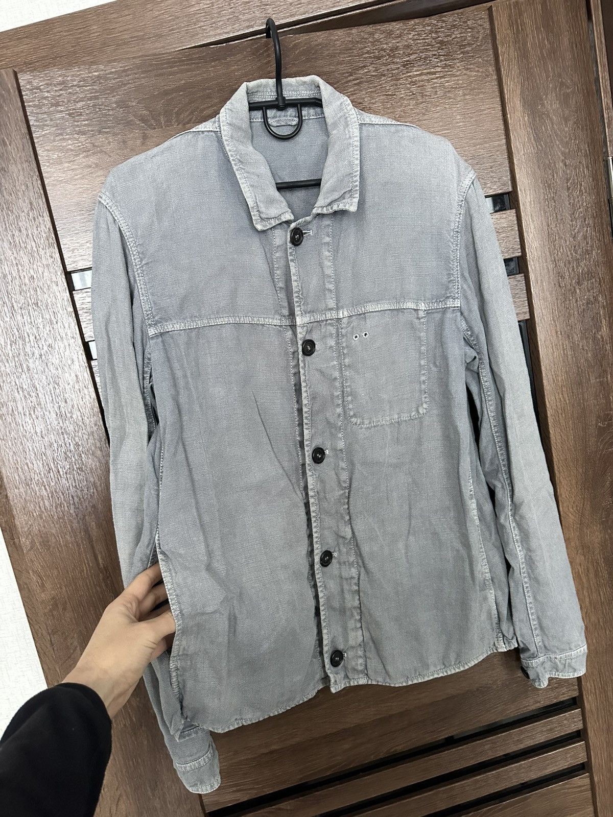 Prada SS 2001 Prada Shirt Overshirt Button Up Long Sleeve Vintage Size US S / EU 44-46 / 1 - 4 Thumbnail