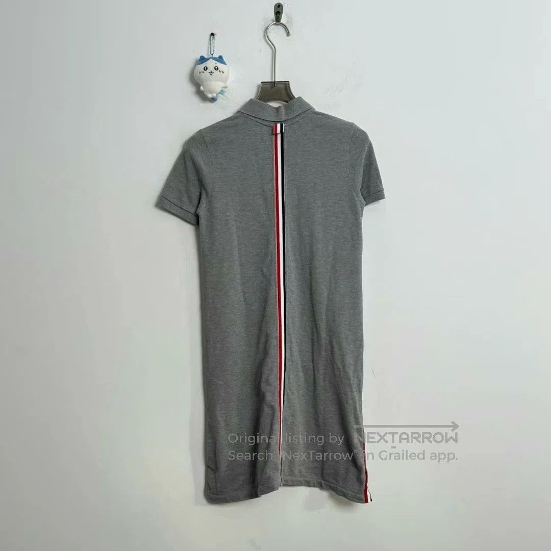 Thom Browne thom browne logo striped dress in gray. Size M / US 6-8 / IT 42-44 - 3 Thumbnail