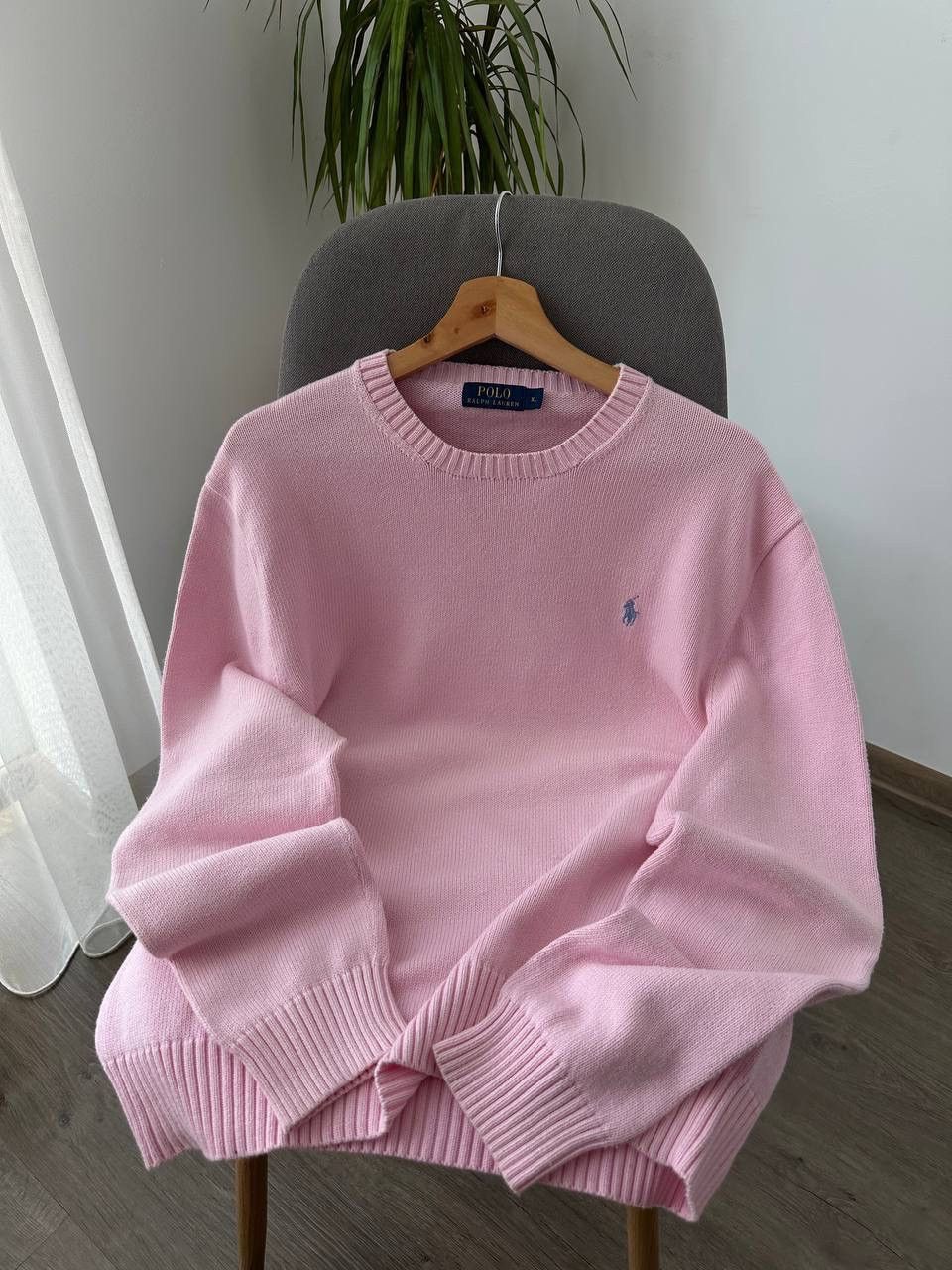POL OVERSIZED KNIT PINK American Flag Leisure Sweater – Cape