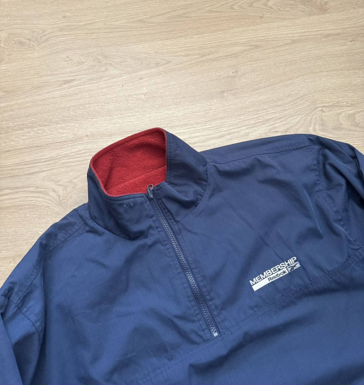 Reebok Vintage 90’s Reebok Reversible Navy/Red Jacket Size US L / EU 52-54 / 3 - 2 Thumbnail
