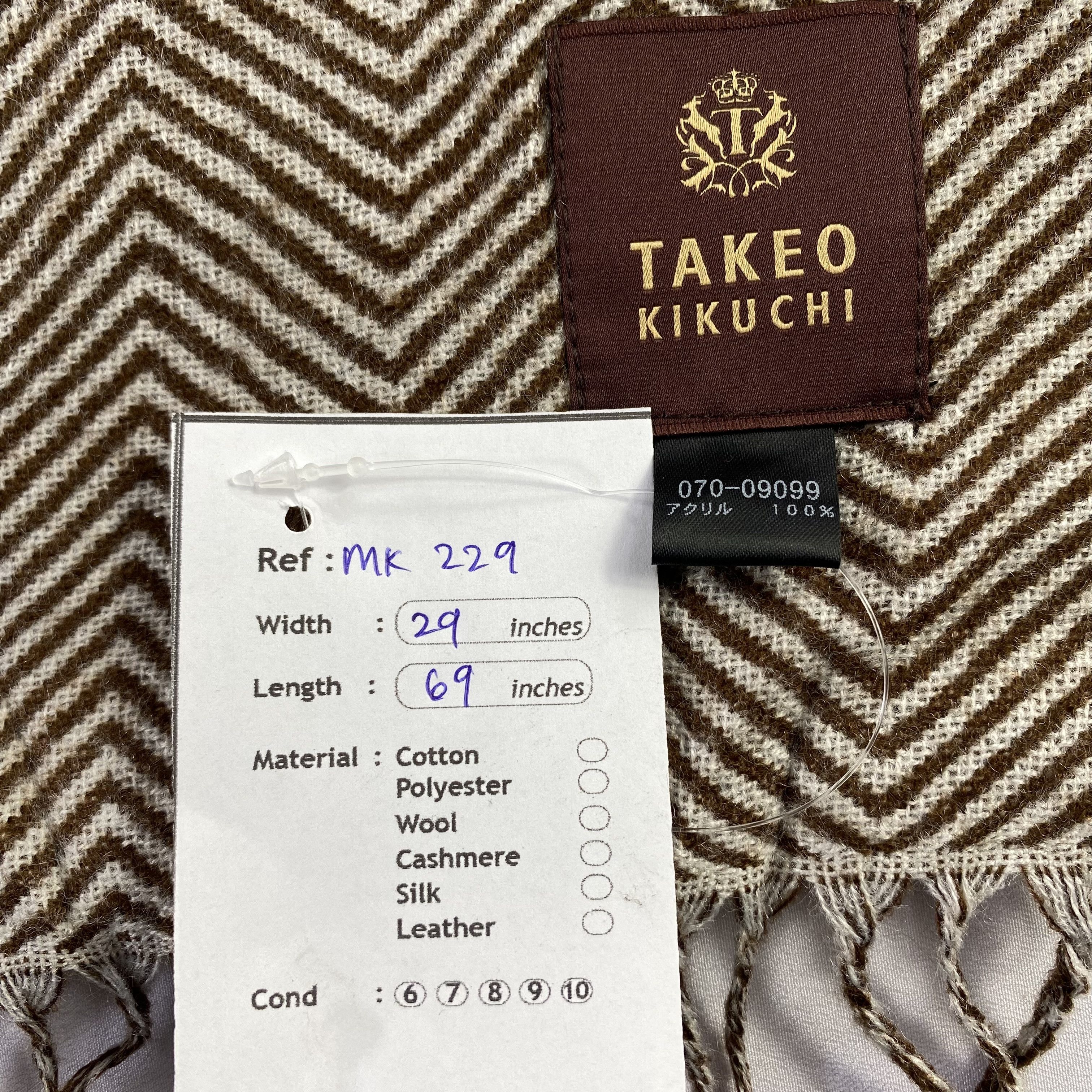 Takeo Kikuchi Takeo Kikuchi Scarf Neck Wrap Muffler Size ONE SIZE - 5 Thumbnail