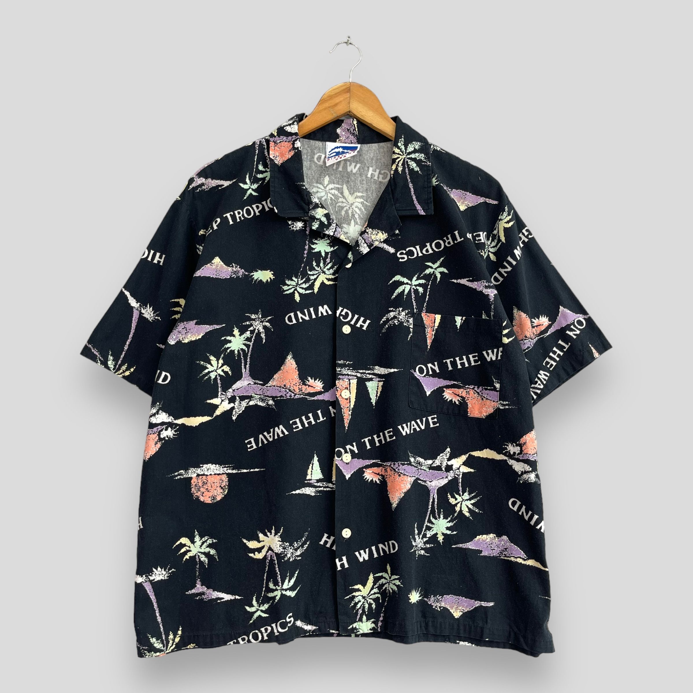 Vintage PIPELINE Usa Hawaii Island Beach Surfing Shirt