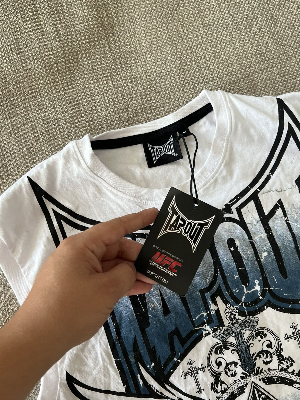 Affliction × Tapout × Vintage CRAZY Vintage Y2K Affliction UFC Style Tapout T-Shirt Tee Size US M / EU 48-50 / 2 - 6 Thumbnail