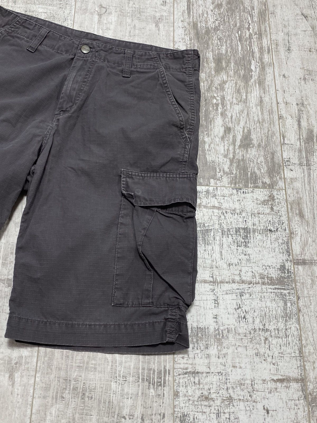 Carhartt × Vintage 👀VINTAGE CARHARTT WIP BERMUDA CARGO SHORTS BAGGY Size US 32 / EU 48 - 4 Thumbnail