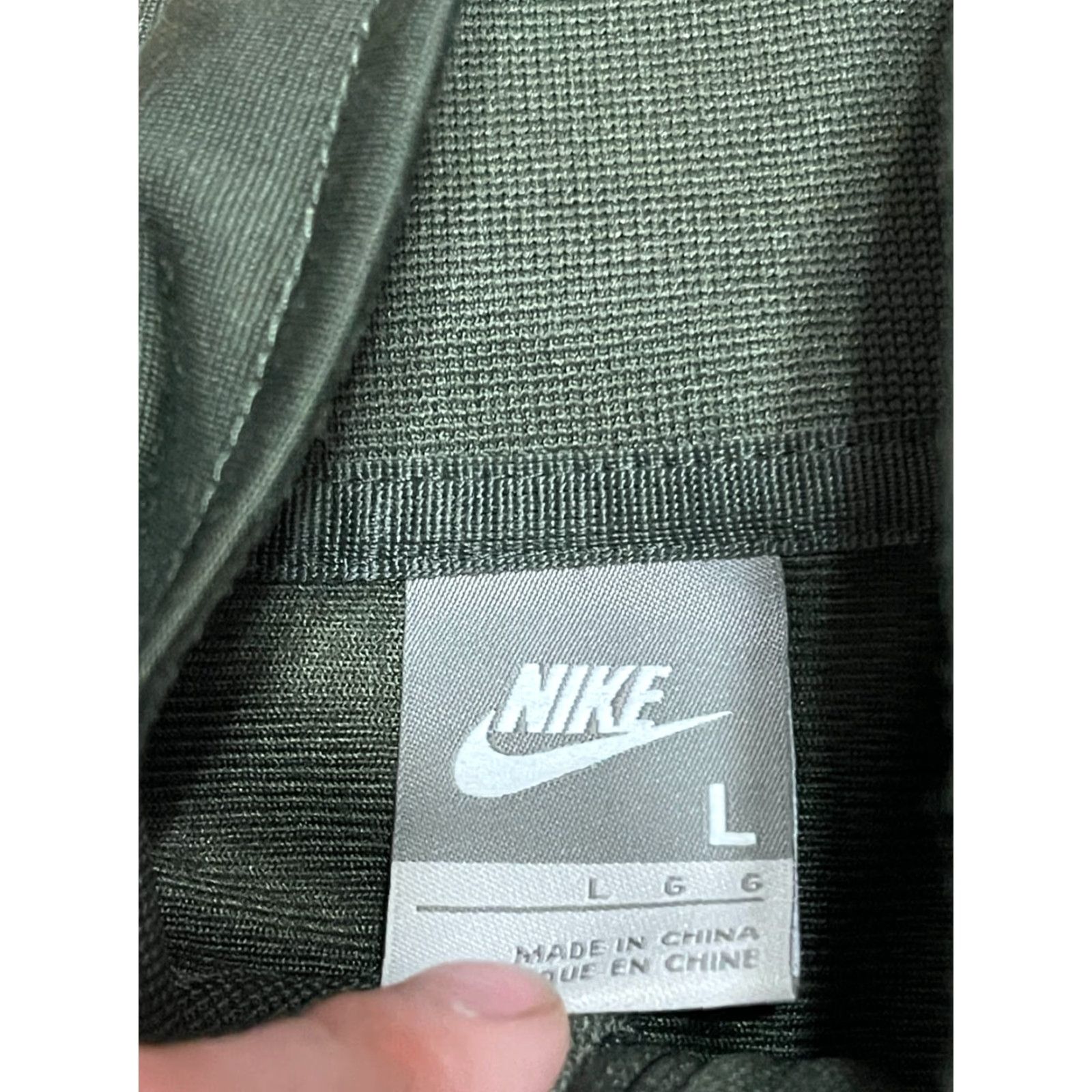 Nike Nike Sweatshirt Men's Small Green Full Zip Front Pockets Regular Size Size US S / EU 44-46 / 1 - 6 Thumbnail