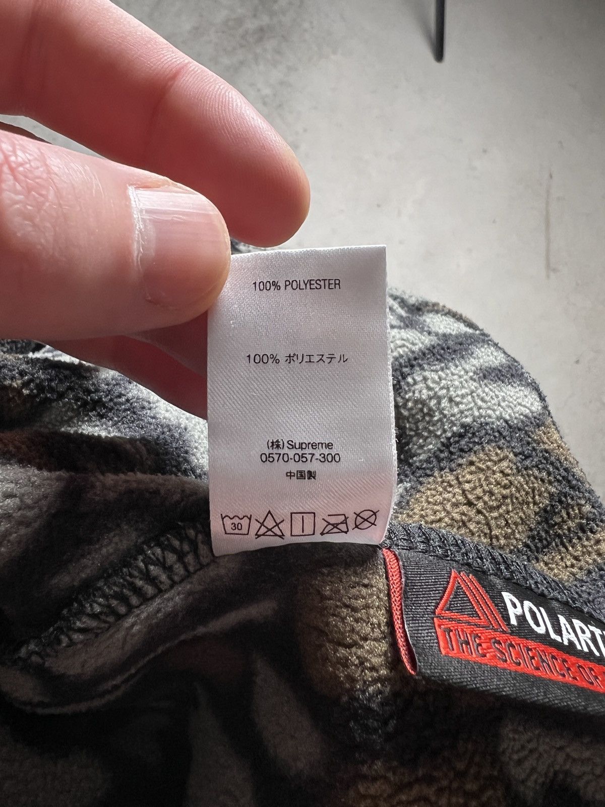Supreme Supreme Polartec Hooded Sweatshirt Olive Treebark Camo Size US M / EU 48-50 / 2 - 12 Thumbnail