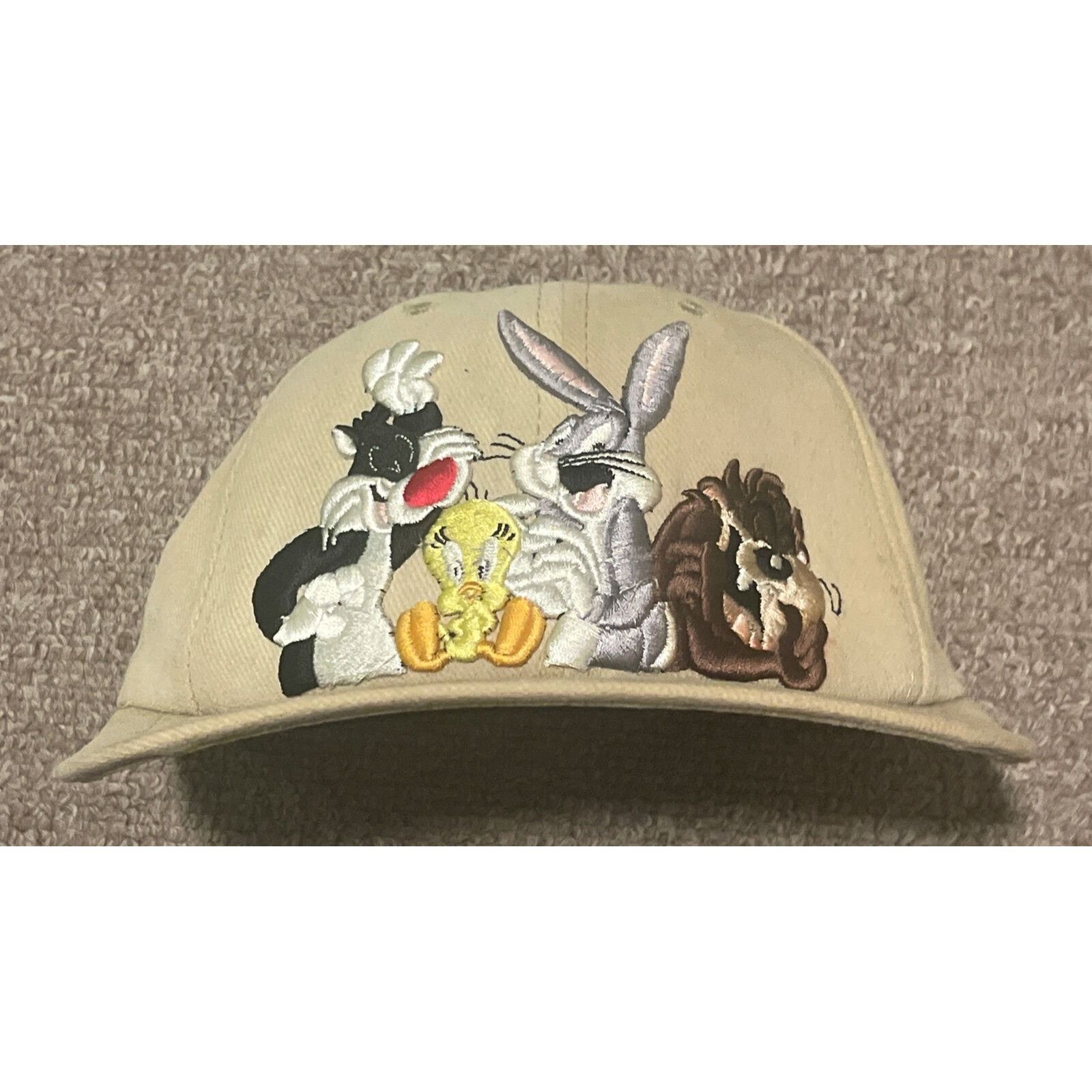 Vintage Vintage 90s Looney Tunes Taz Bugs Bunny Tweetie Acme Clothin Size ONE SIZE - 9 Thumbnail