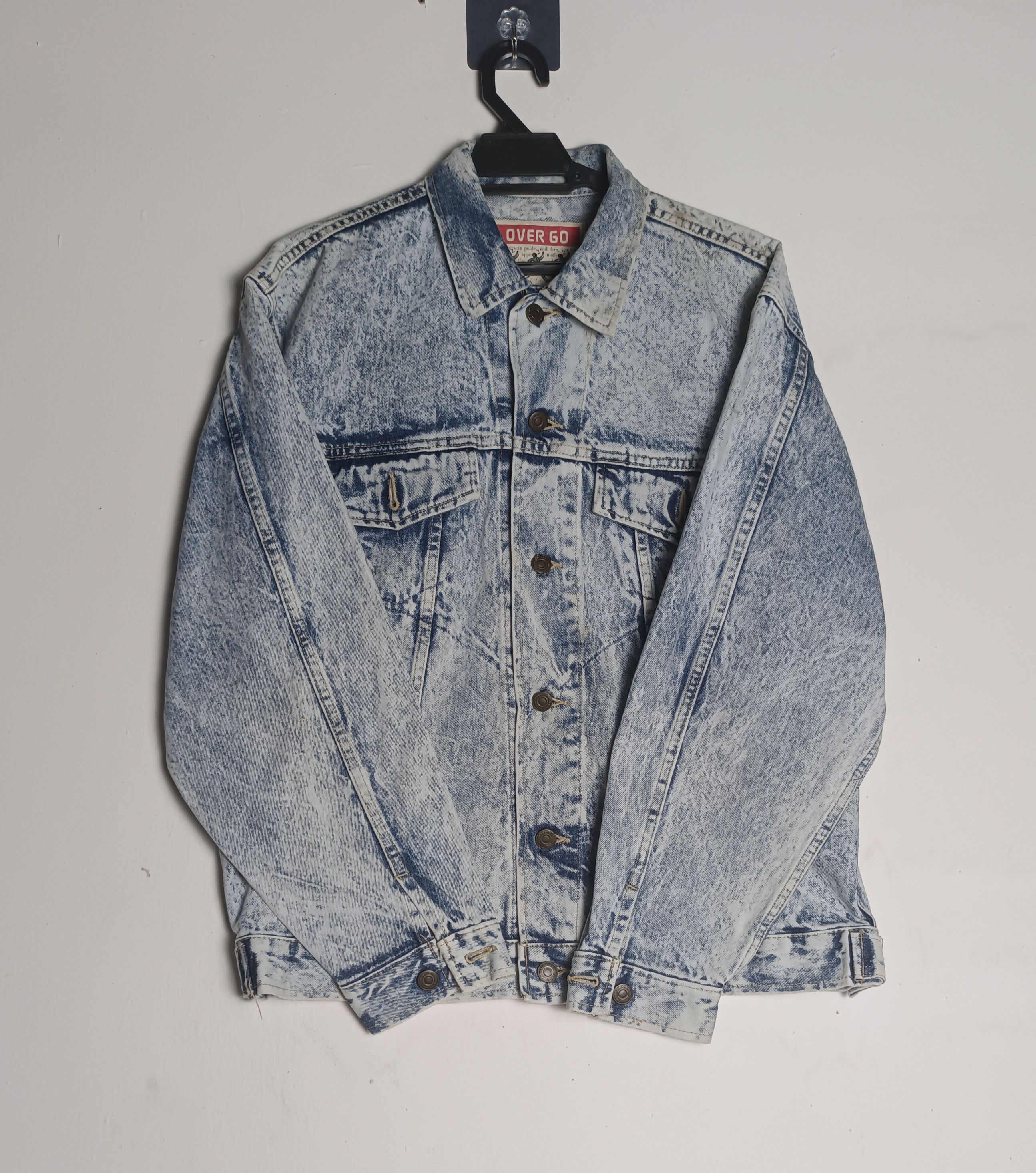 Japanese Brand × Vintage RARE VINTAGE 💥DENIM JACKET OVER GO Size US L / EU 52-54 / 3 - 2 Thumbnail