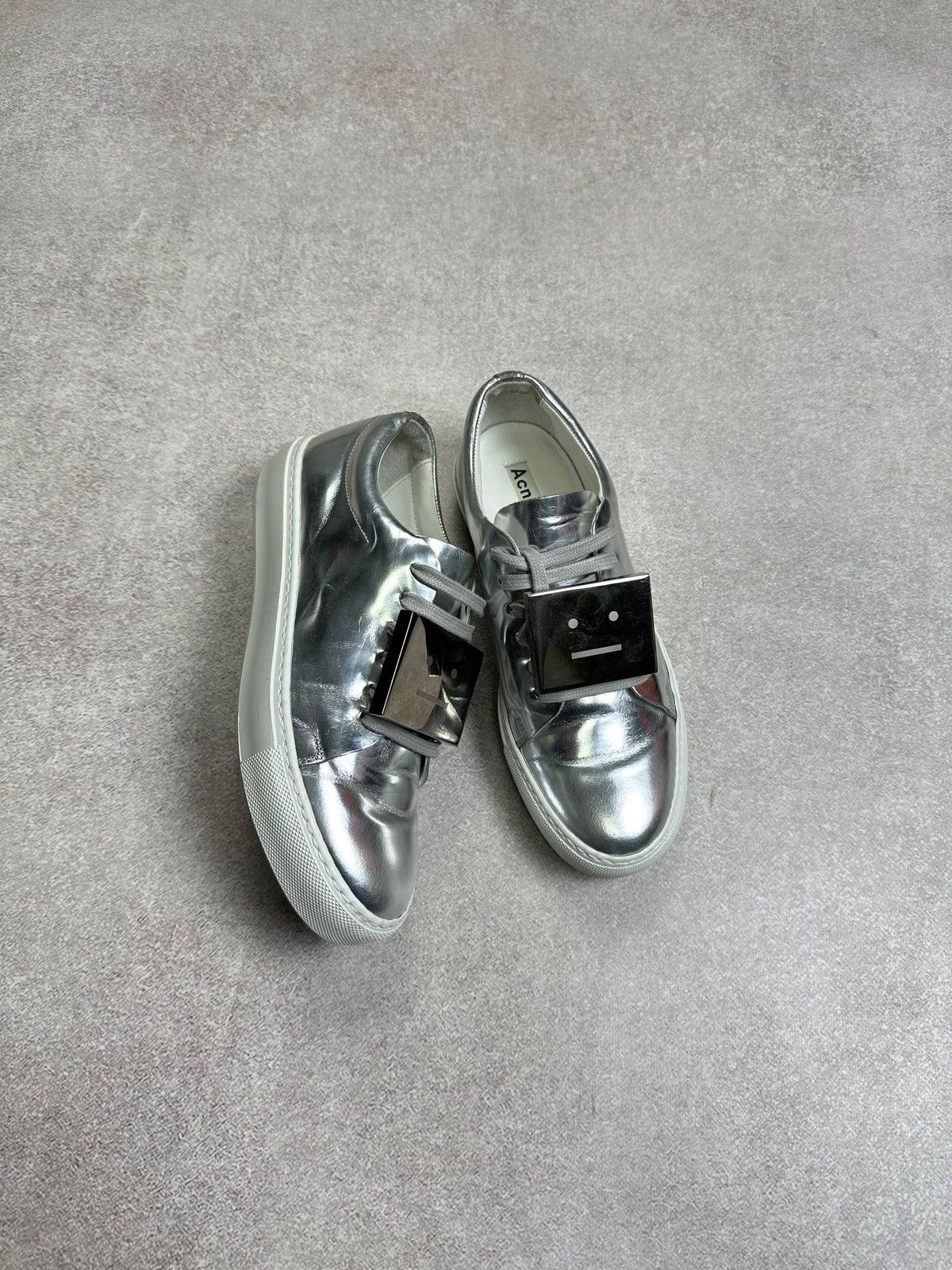 Acne Studios Vihtage Acne Studios Silver Sneakers Low Size US 6 / IT 36 - 2 Thumbnail