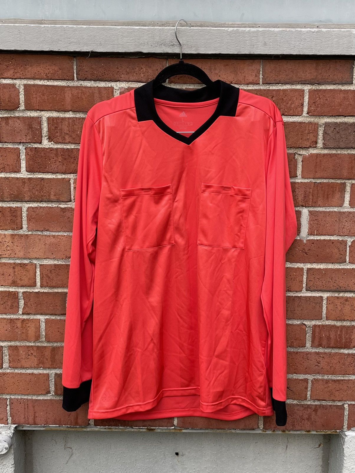 Adidas 2018 Adidas Trefoil Climalite Referee V Neck Jersey Size US L / EU 52-54 / 3 - 1 Thumbnail