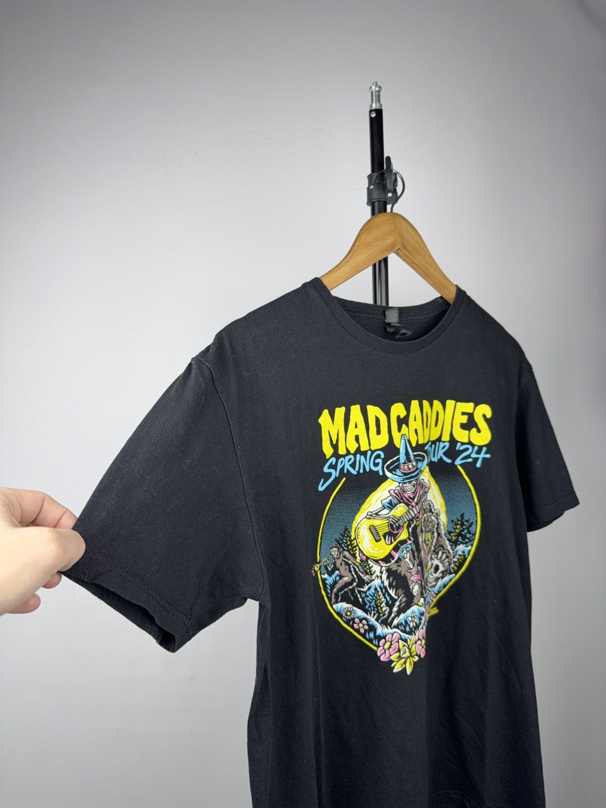 Vintage 00s Mad Caddies Spring Tour 2024 Graphic Band Tee Shirt Size US L / EU 52-54 / 3 - 5 Thumbnail