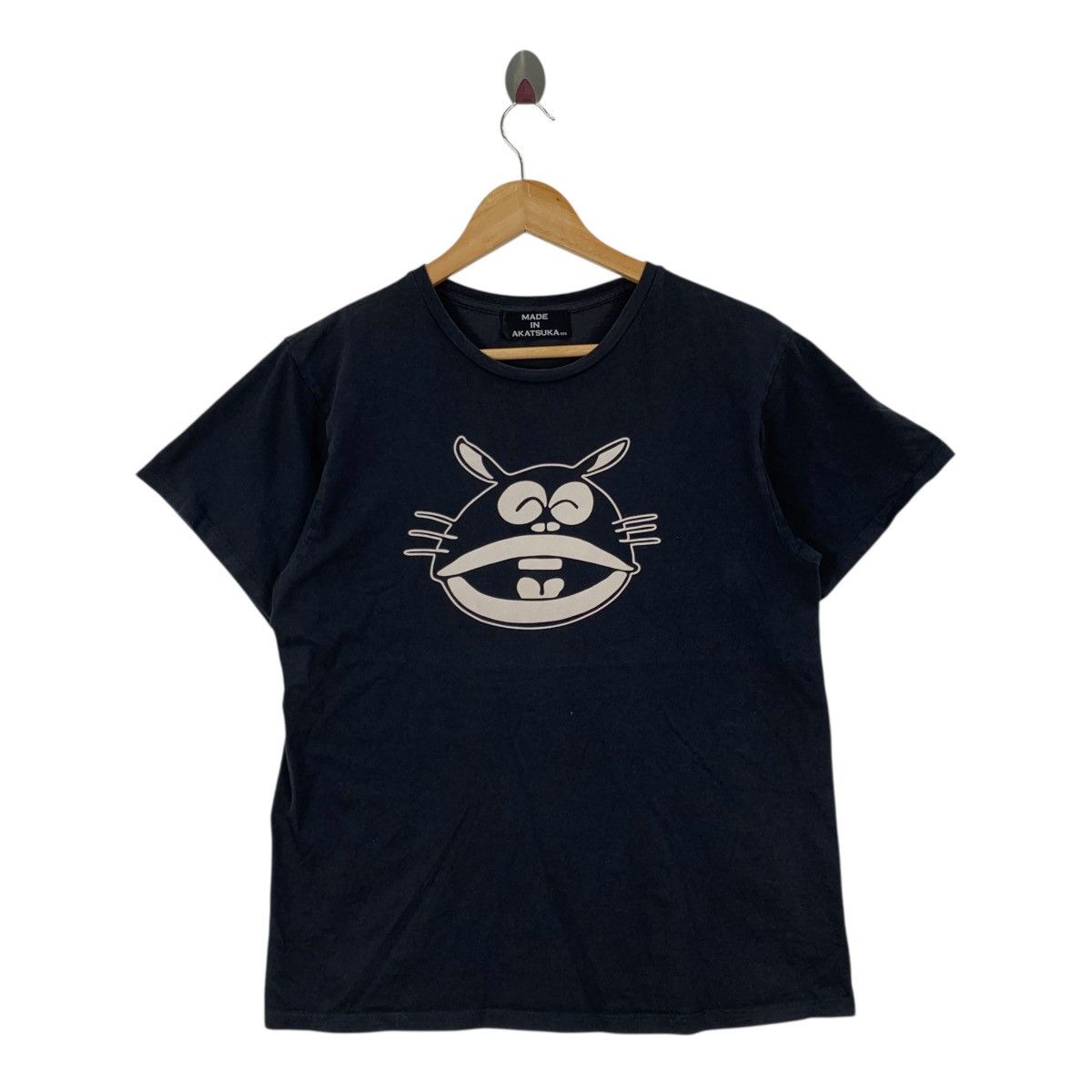 Vintage FUJIO AKATSUKA Tensai Bakabon Made in Akatsuka Anime Tshirt Size US L / EU 52-54 / 3 - 1 Thumbnail