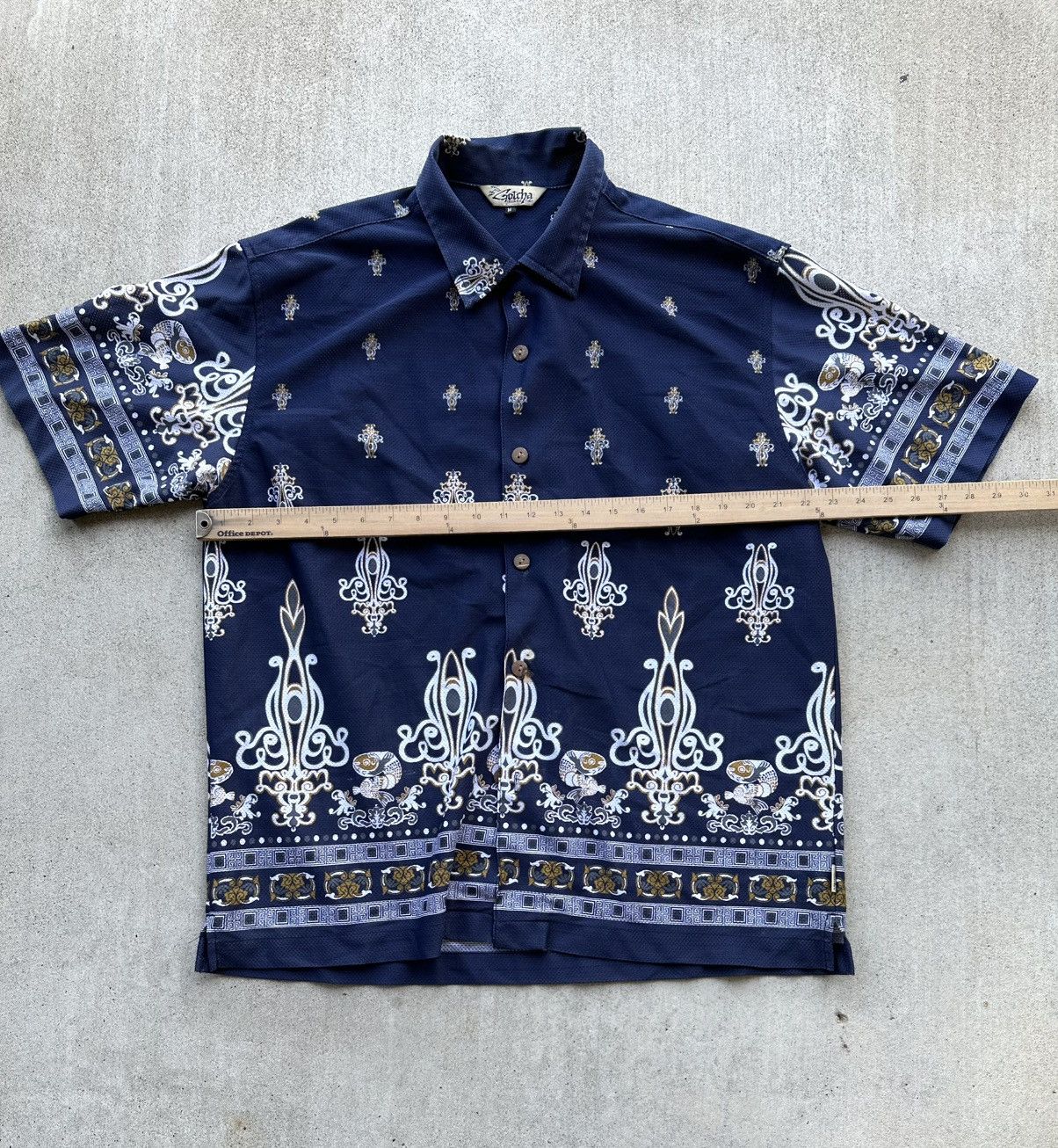 Gotcha × Vintage Vintage Gotcha Camp Shirt 90s Tribal All Over Print Size US M / EU 48-50 / 2 - 6 Thumbnail