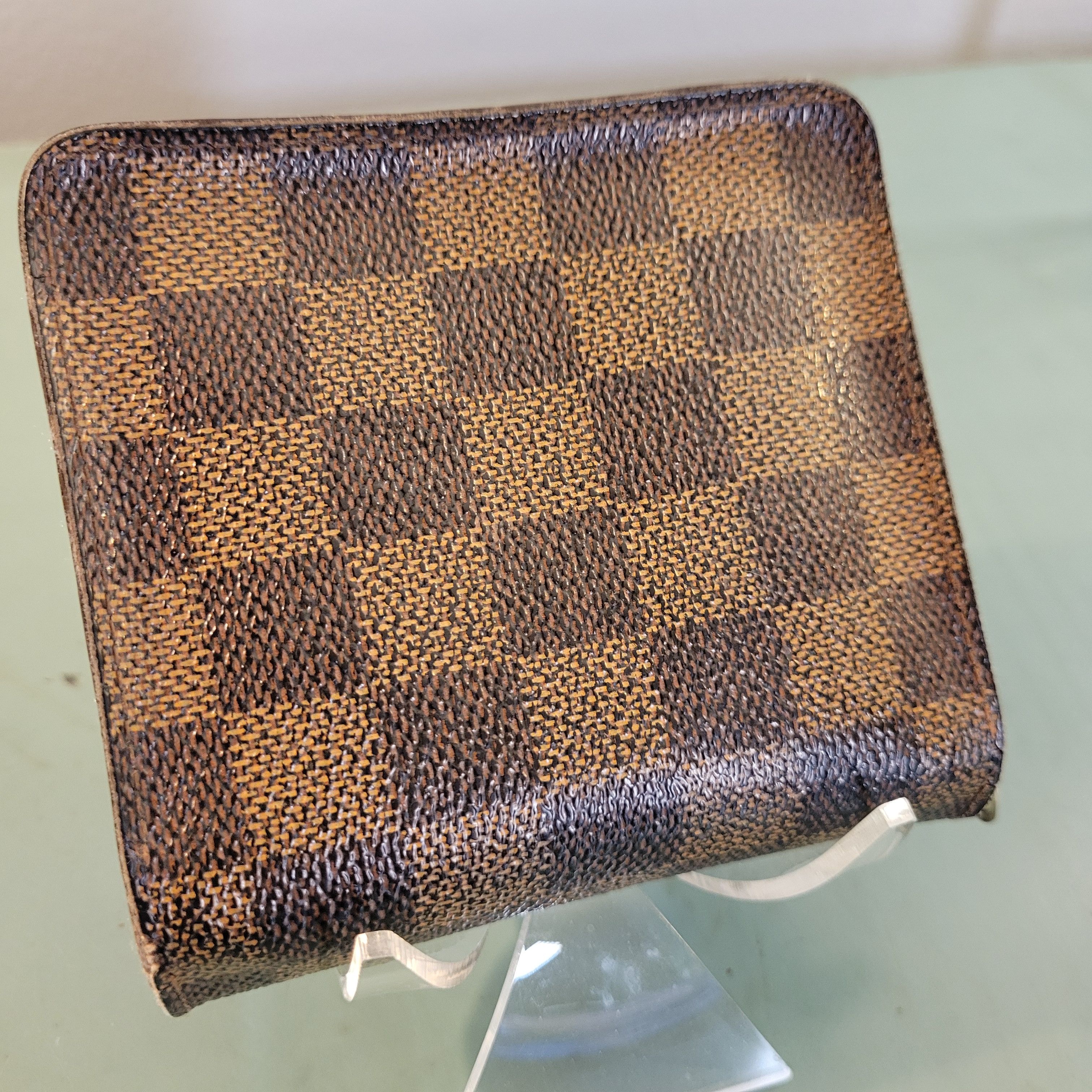 Louis Vuitton Louis Vuitton LV Damier Ebene Vintage Compact Wallet Size ONE SIZE - 8 Thumbnail