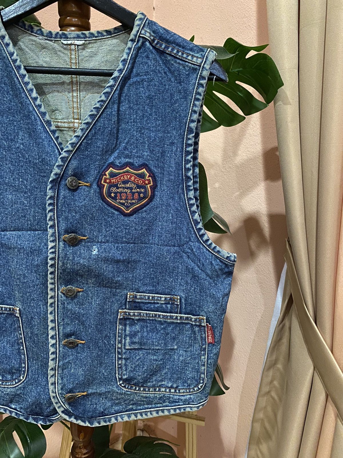 Mickey Mouse Vintage Mickey & Co. Denim Vest Disney Americana Classic Size US M / EU 48-50 / 2 - 4 Thumbnail