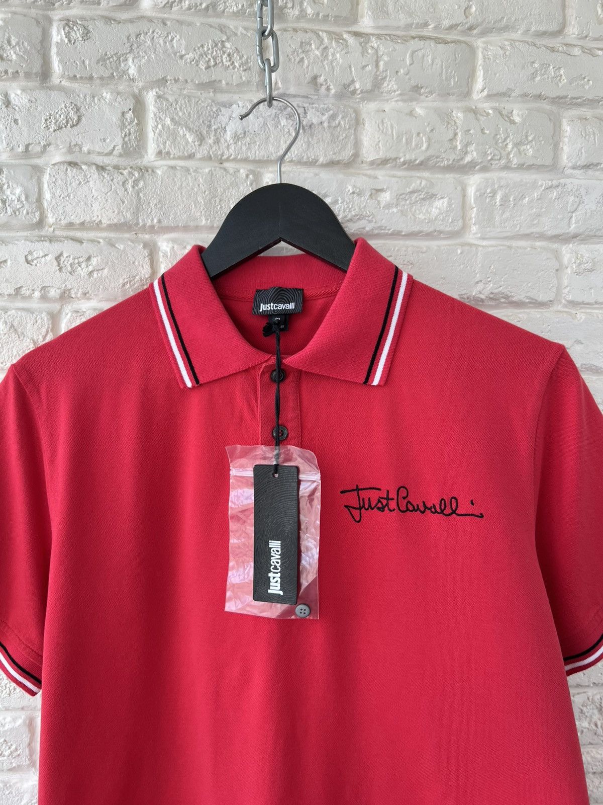 Just Cavalli Just Cavalli Red Logo Polo Shirt M Size US M / EU 48-50 / 2 - 3 Thumbnail