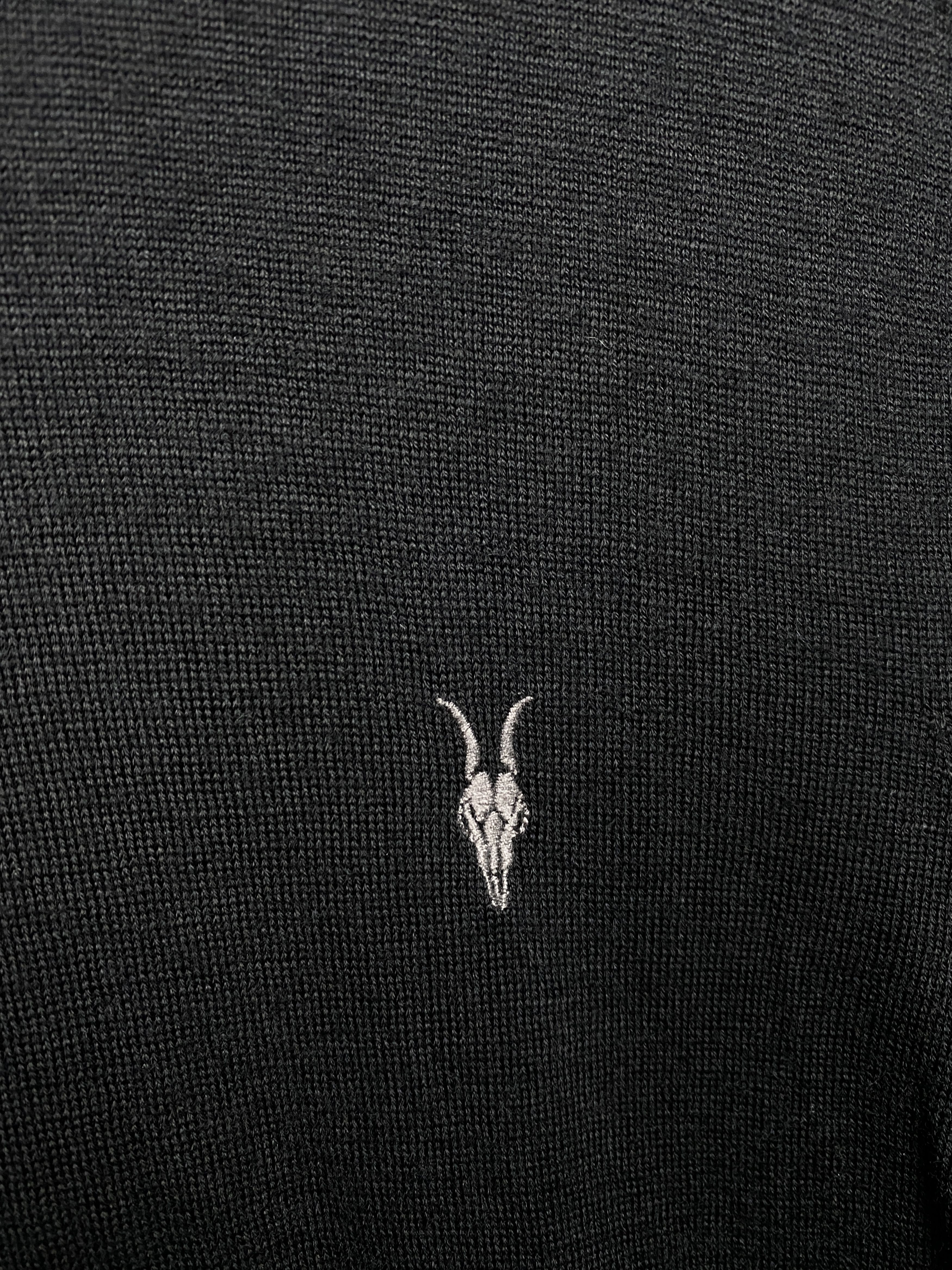 Allsaints AllSaints Mens Mode Merino Crew Neck Wool Knit Sweater Size US M / EU 48-50 / 2 - 3 Thumbnail