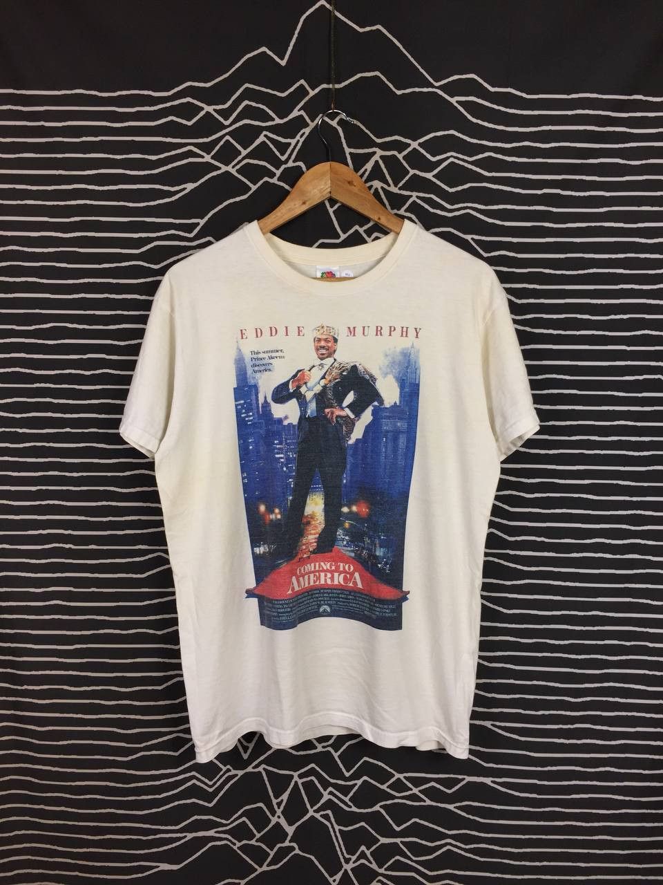 Vintage Coming To America V1 Eddie Murphy Romantic Comedy Movie Tee Size US M / EU 48-50 / 2 - 2 Thumbnail