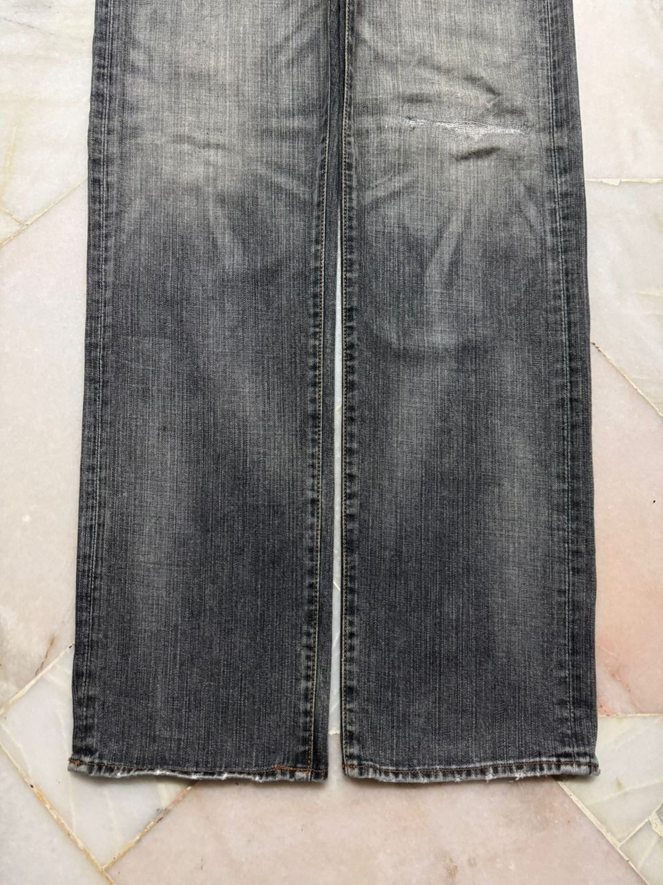 Tornado Mart 💥Insane💥90s Gl Heart Honey Comb Distressed Repaired Insane Size US 33 - 9 Thumbnail