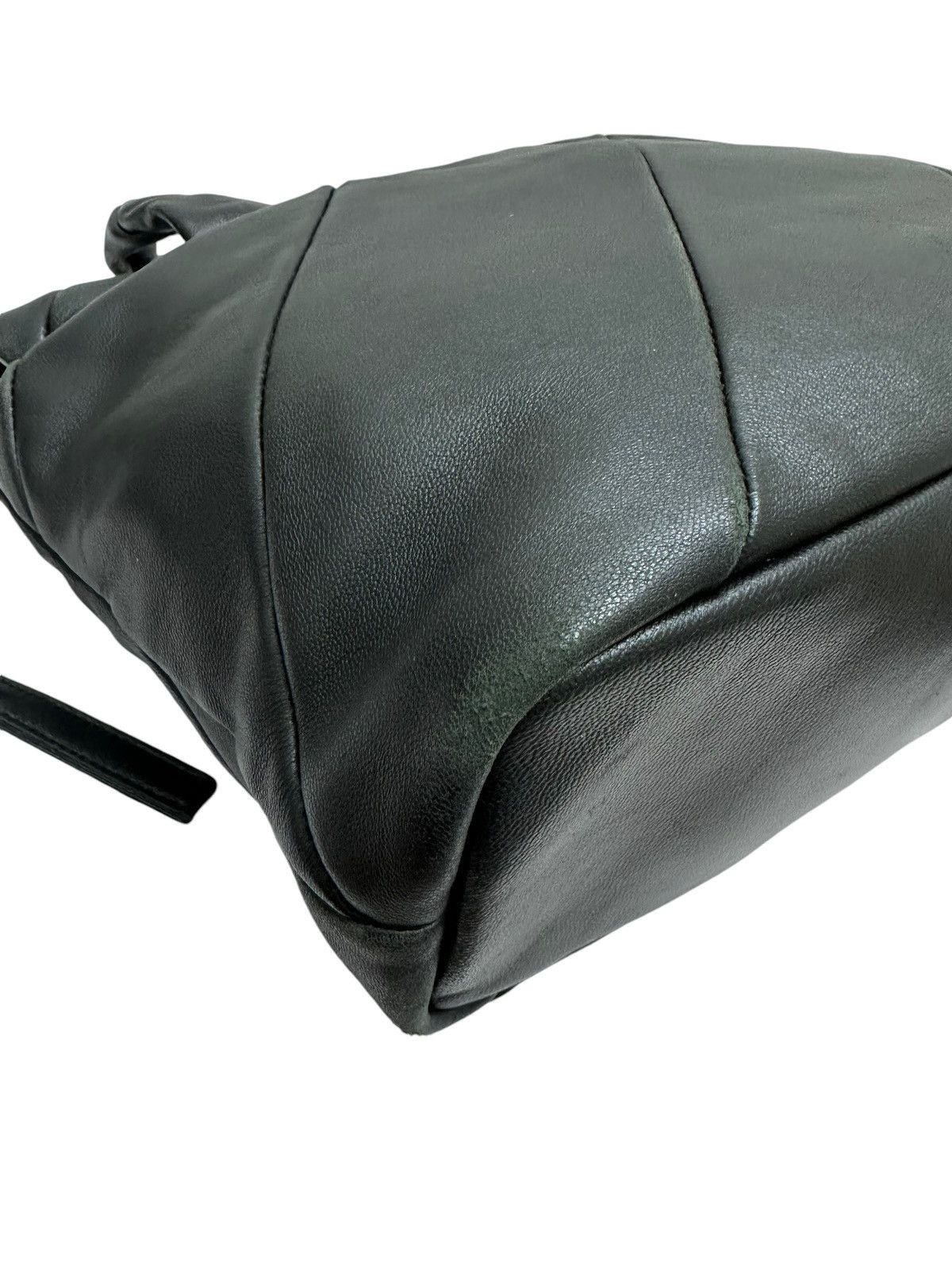 Yohji Yamamoto Vintage Yohji Yamamoto Leather Handbag Size ONE SIZE - 8 Thumbnail