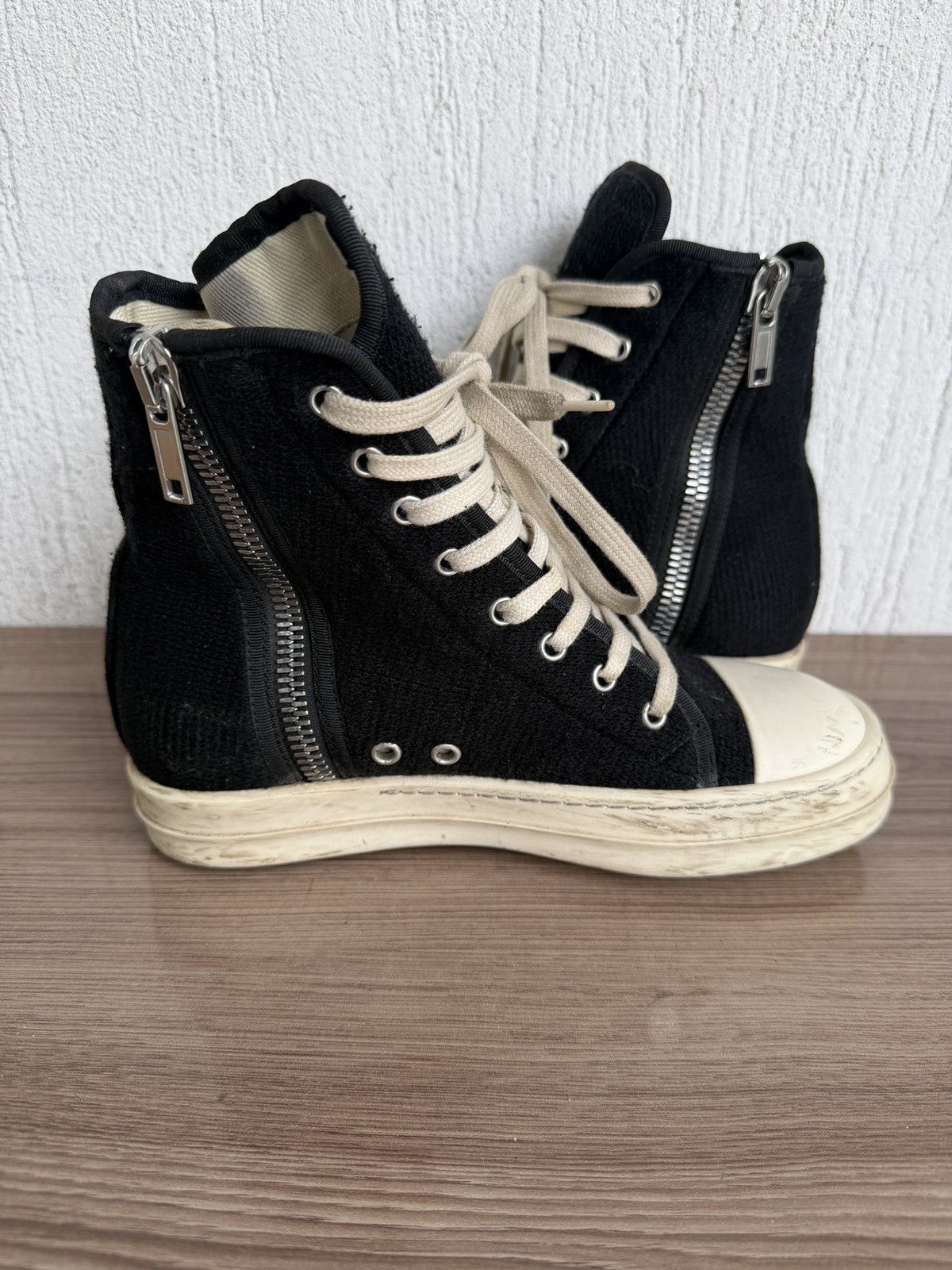 Rick Owens Drkshdw Wool drkshdw ramones Size US 5.5 / IT 35.5 - 15 Thumbnail