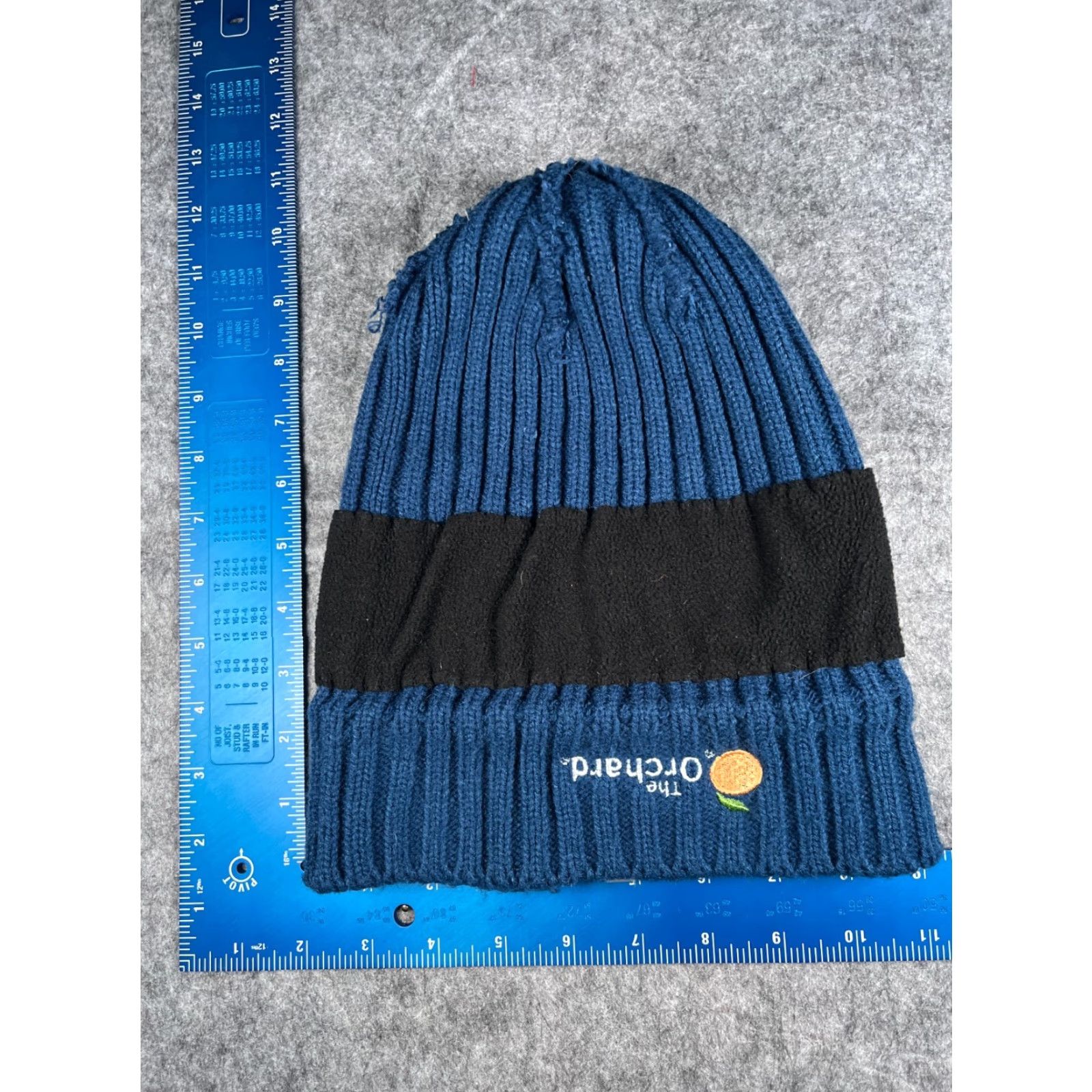Vintage Elevate Beanie Toque Adult One Size Blue Knit Acrylic Poly Lined Hat Mens Beanie Outdoor Ski 90s Theme Size ONE SIZE - 5 Thumbnail