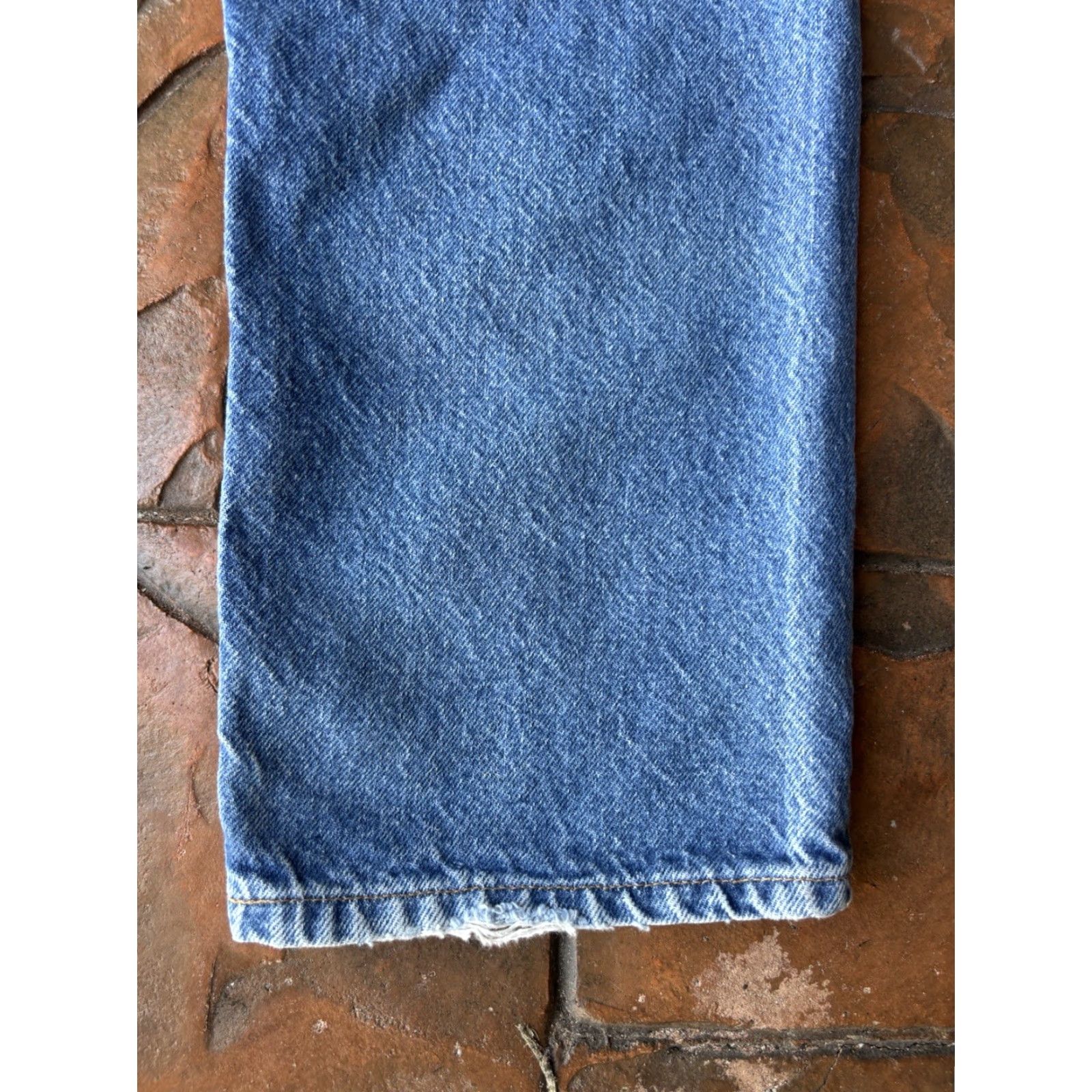 Levi's VINTAGE Levi’s 505 Orange Tab Denim Jeans 36x32 Light Wash Regular Fit Men's Jeans Size US 36 / EU 52 - 6 Thumbnail