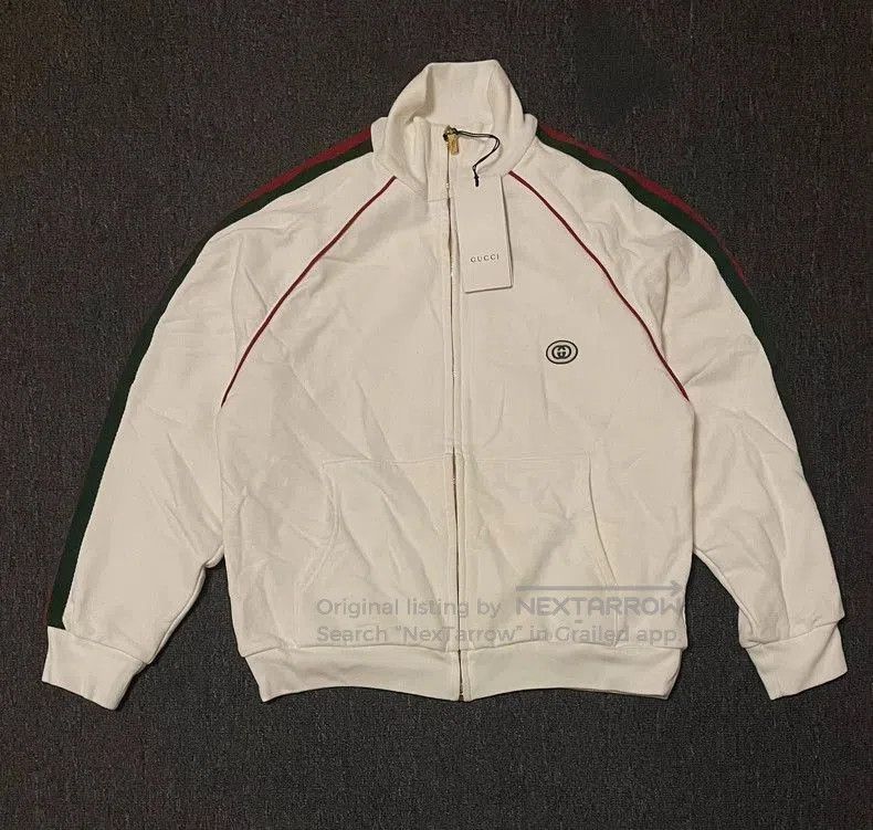 Gucci Gucci White Sport Jacket With Stripes. Size US XS / EU 42 / 0 - 7 Thumbnail