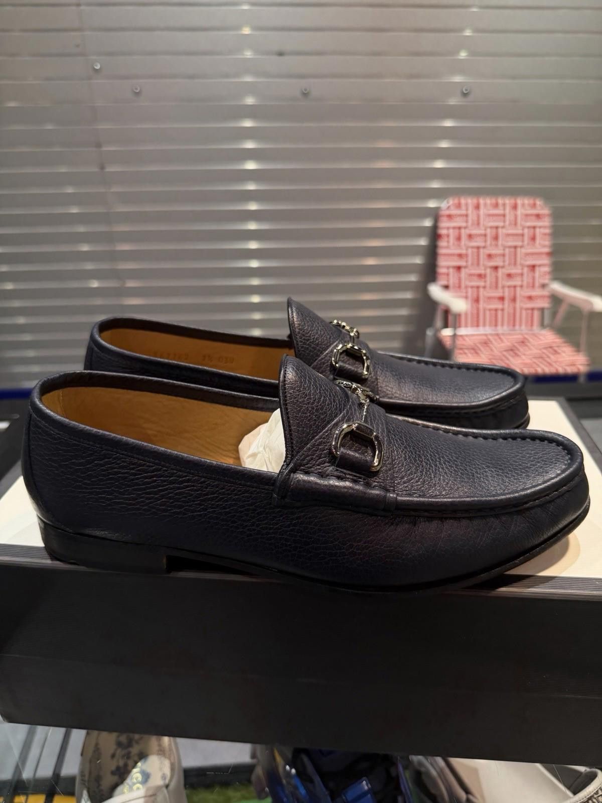 Gucci GUCCI $1050 Horesebit 1953 Men's Loafer Blue 7G+/8US 1 Size US 8 / EU 41 - 1 Thumbnail