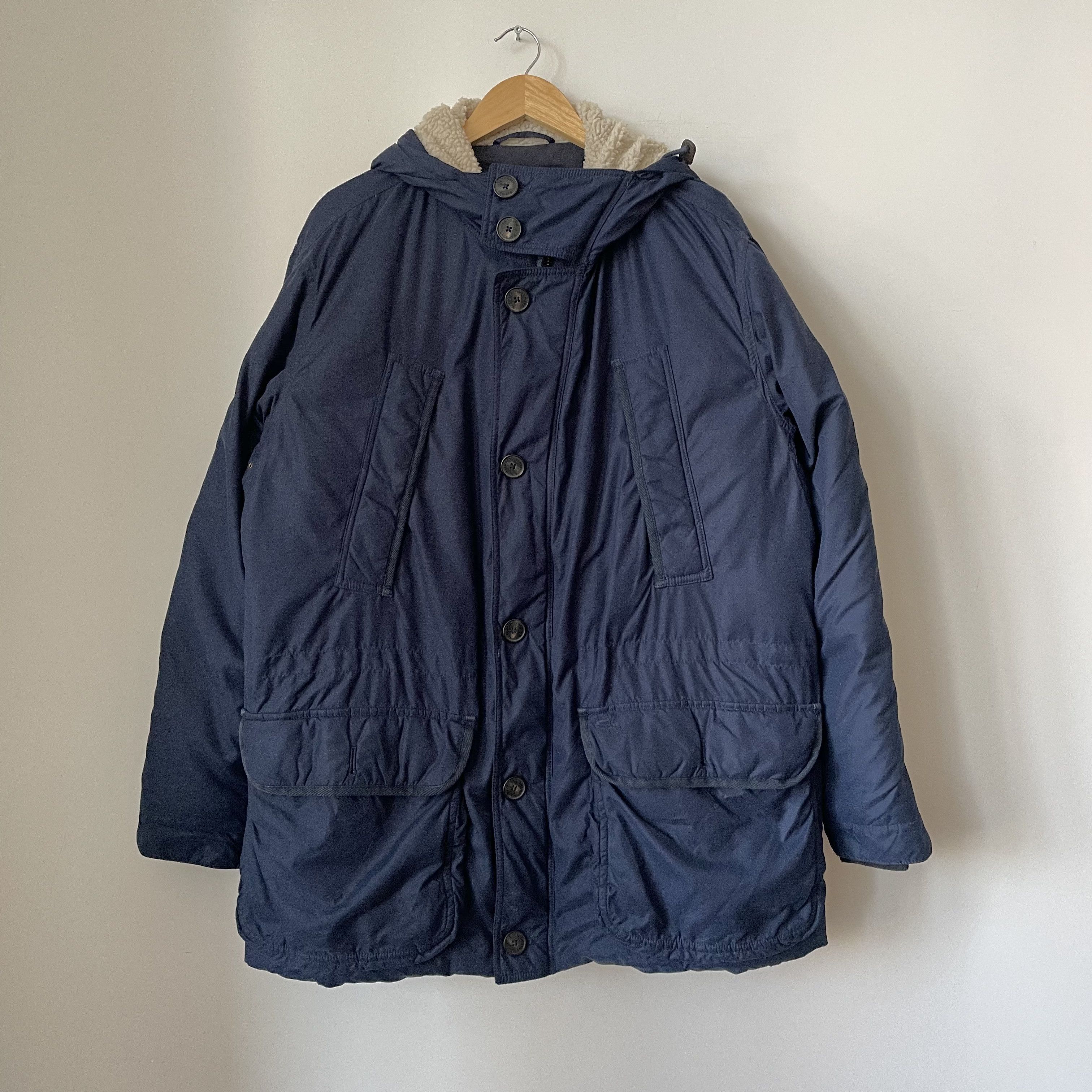 Lacoste Lacoste Parka Jacket Mens Sz L Quilted Down Puffer Blue Size US L / EU 52-54 / 3 - 1 Thumbnail