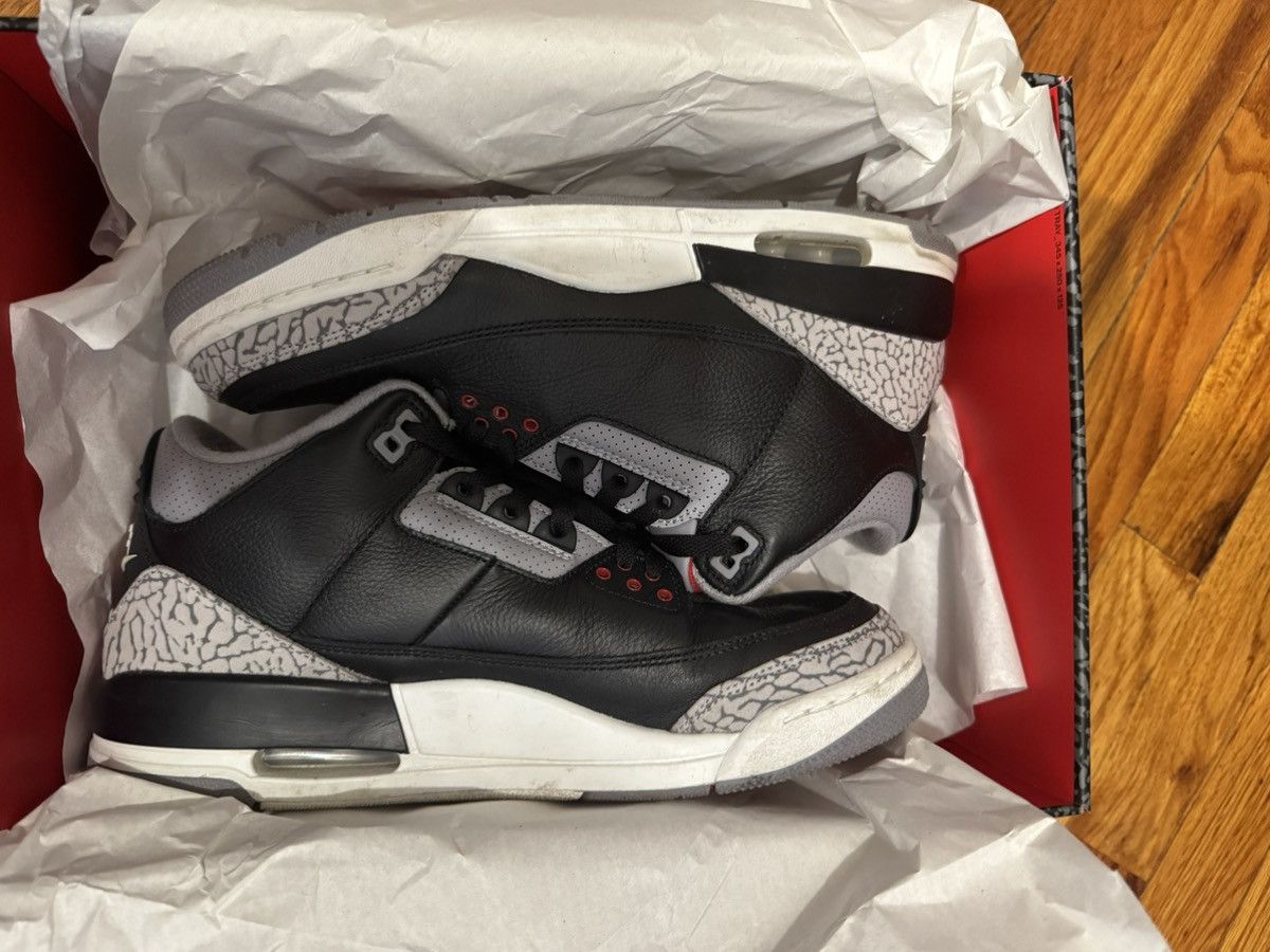 Jordan Brand Black Cement 3 Size 10.5 Size US 10.5 / EU 43-44 - 5 Thumbnail