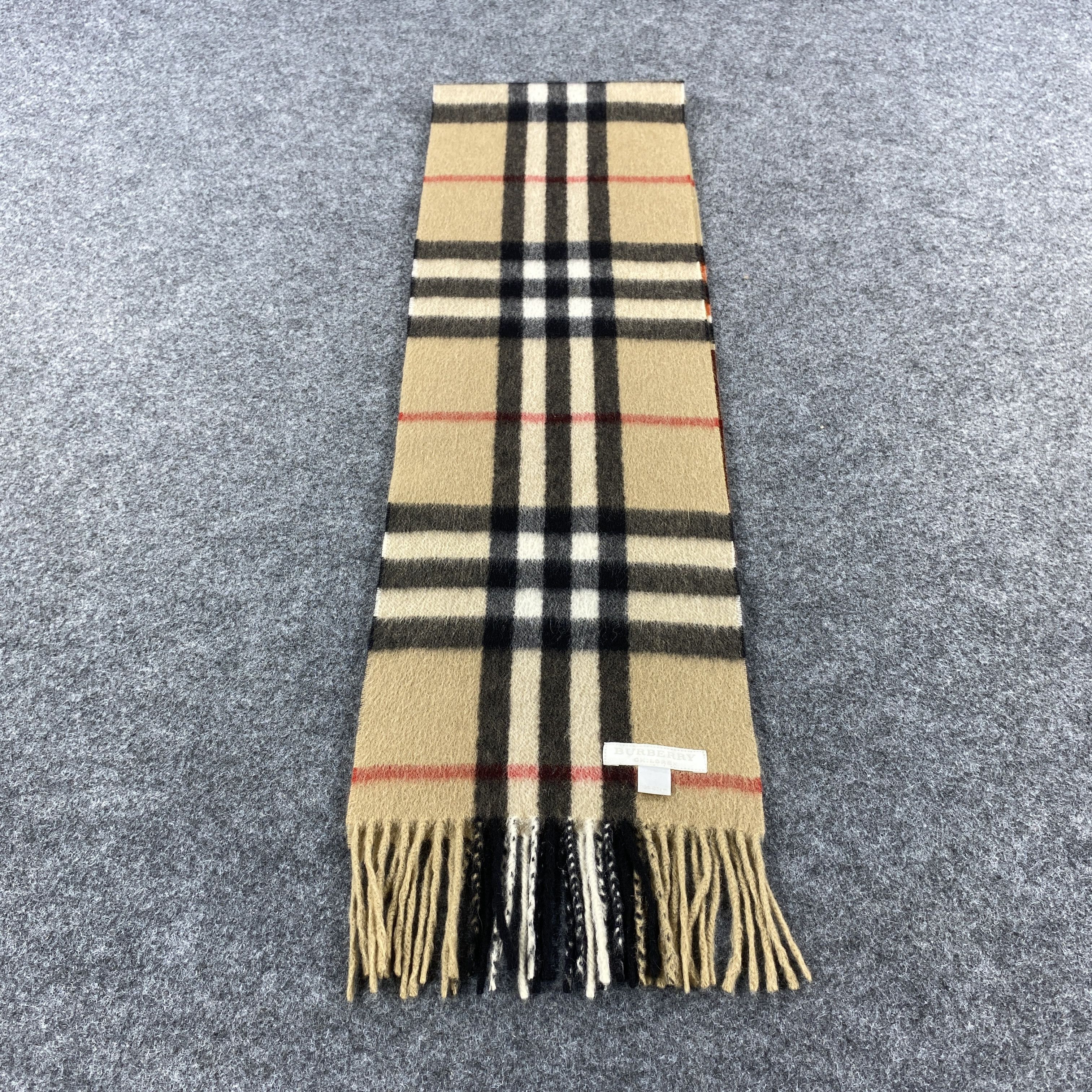 Burberry × Vintage GF10640 Burberry Scarf Neck Wear Muffler Nova Check Size ONE SIZE - 7 Thumbnail