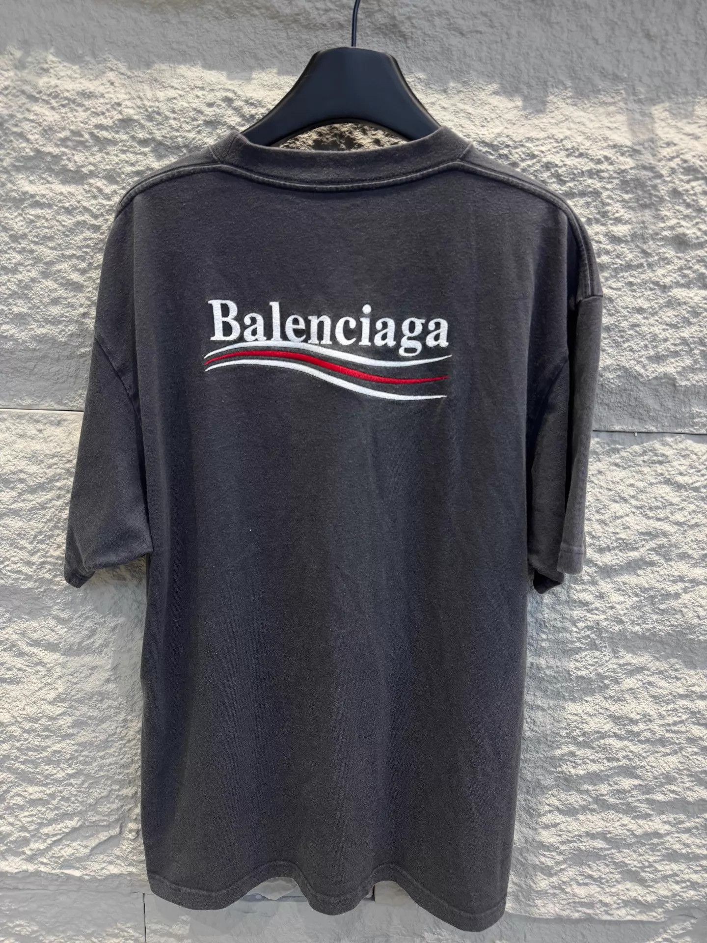 Balenciaga Balenciaga Coke Embroidered Logo Gray XS T-Shirt Size US XS / EU 42 / 0 - 2 Thumbnail