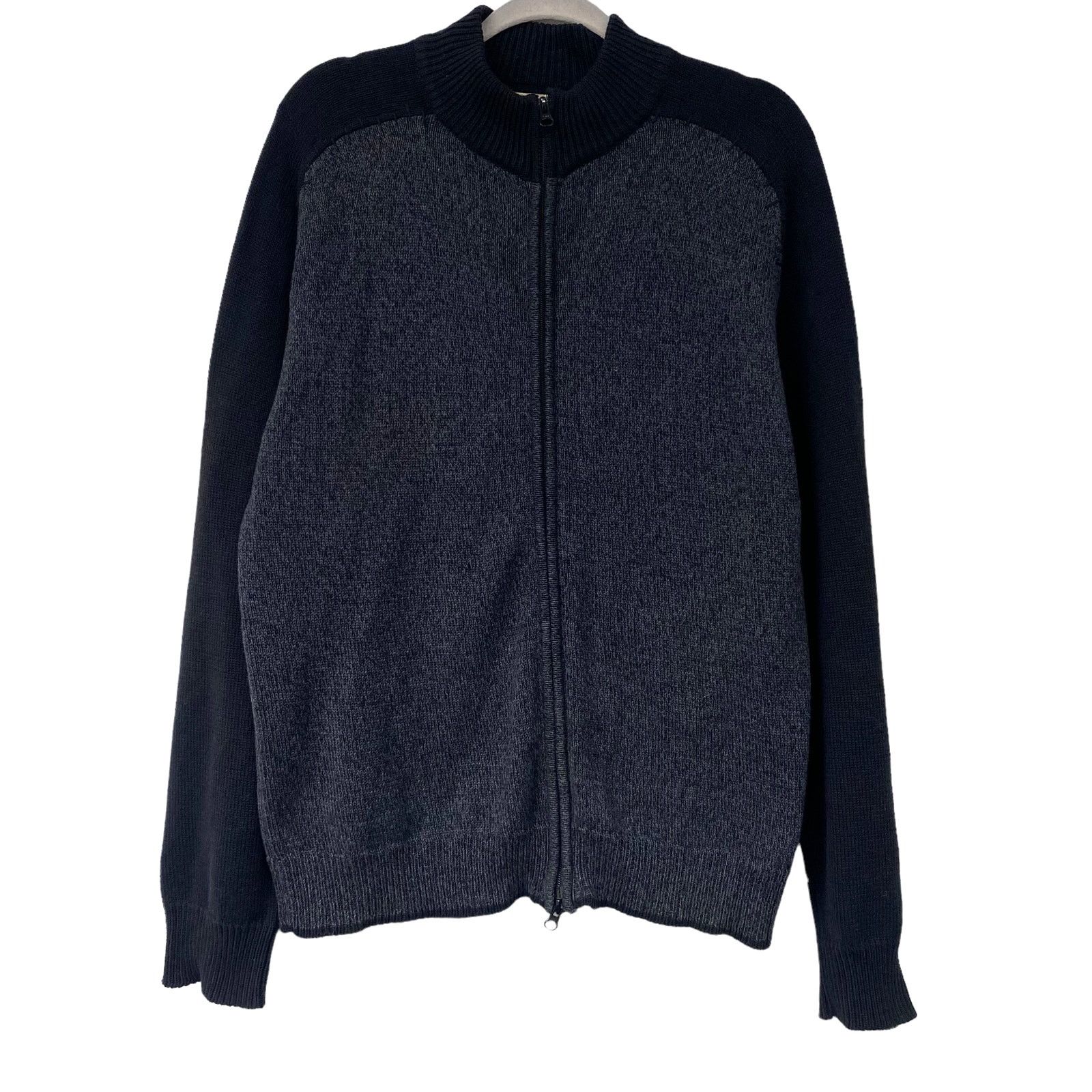 BKE BKE Mens Size L Heathered Mockneck Zip Up Sweater Size US L / EU 52-54 / 3 - 1 Thumbnail