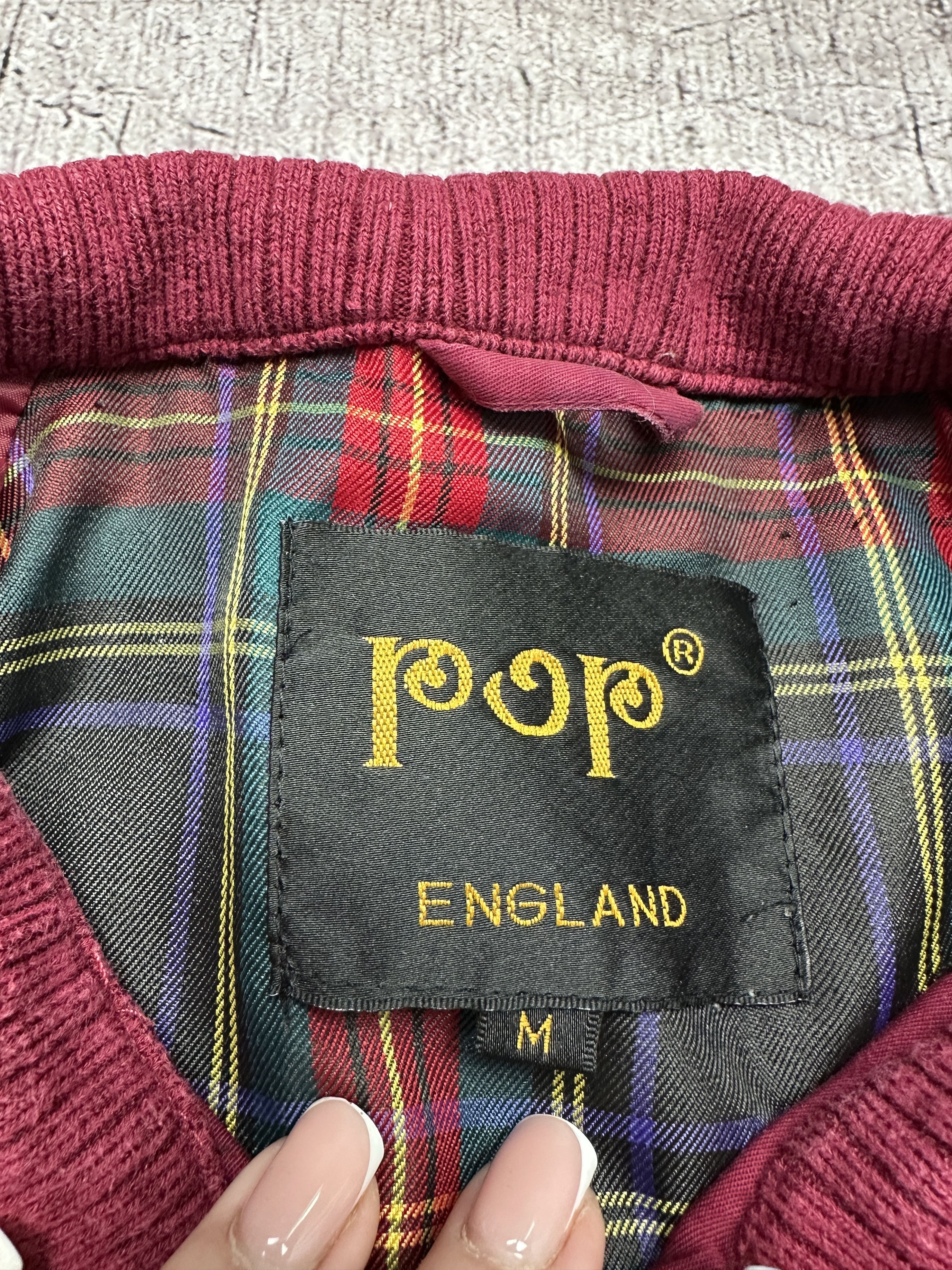 Vintage Pop England Vintage Mens Plaid Lined Collared Jacket Size US M / EU 48-50 / 2 - 4 Thumbnail