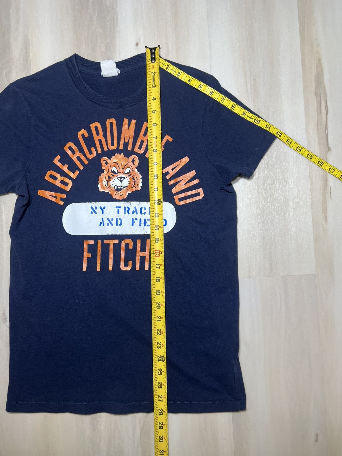 Abercrombie & Fitch Abercrombie & Fitch Shirt S Blue Muscle NY Track & Field Y2K Size US S / EU 44-46 / 1 - 6 Thumbnail