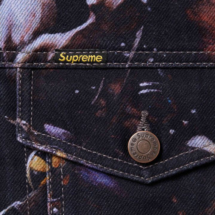 Supreme Supreme Frazetta Faux Shearling Lined Trucker Jacket Small Size US S / EU 44-46 / 1 - 4 Thumbnail