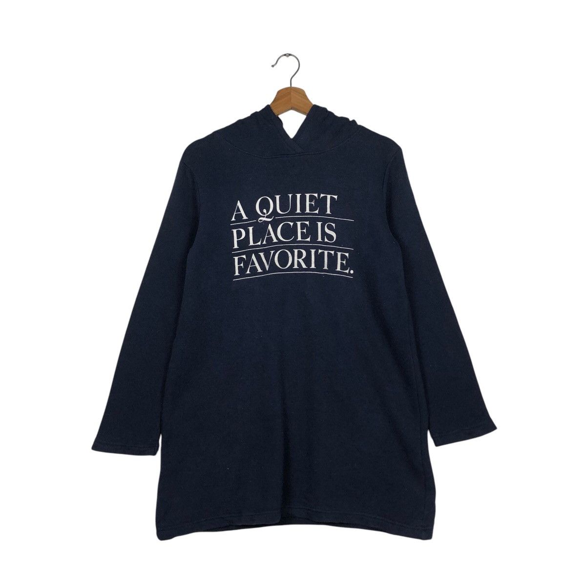 Japanese Brand 📌A Quite Place Is Favorite Hoodie Big Logo Design Size US M / EU 48-50 / 2 - 13 Thumbnail